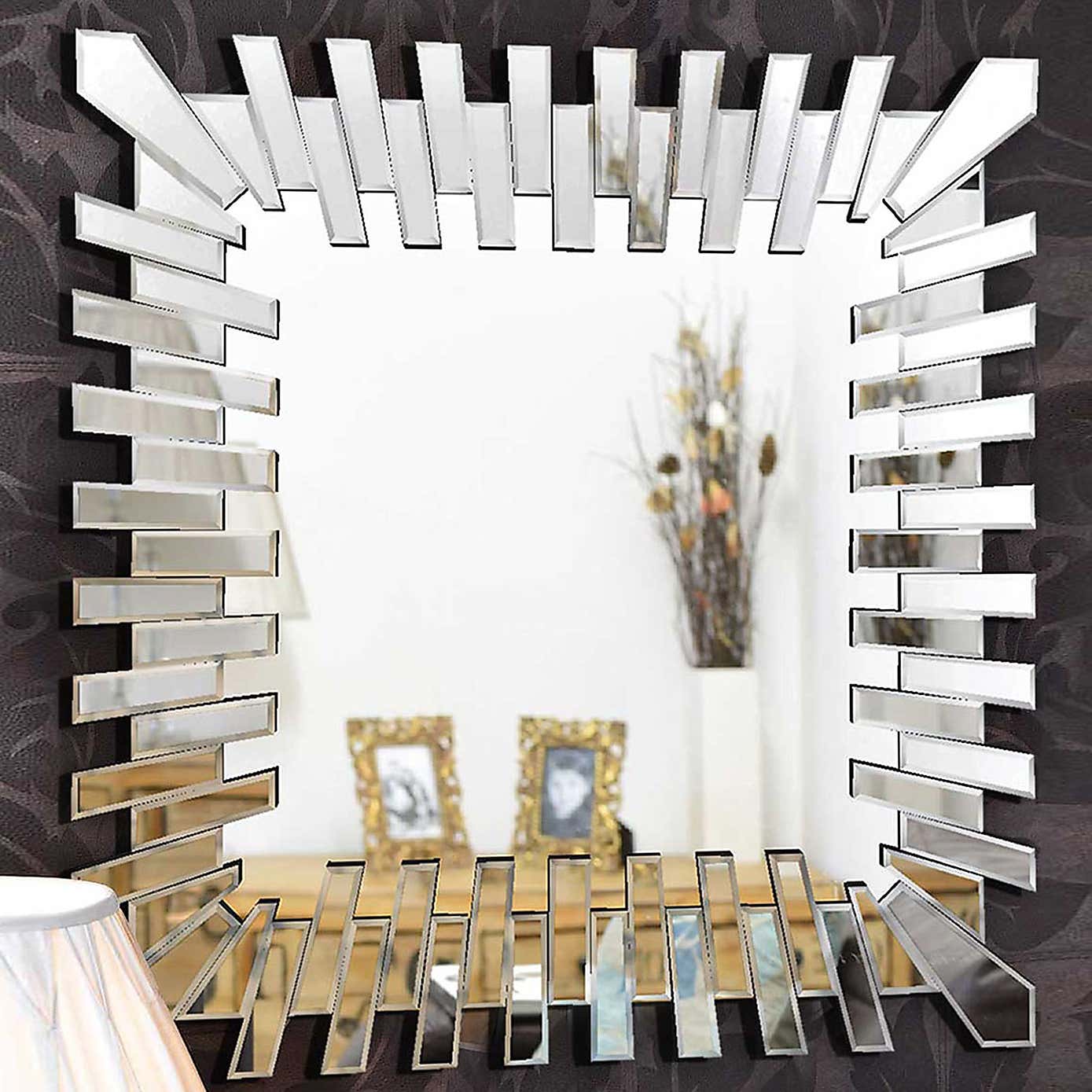 Starburst Rectangle Wall Mirror
