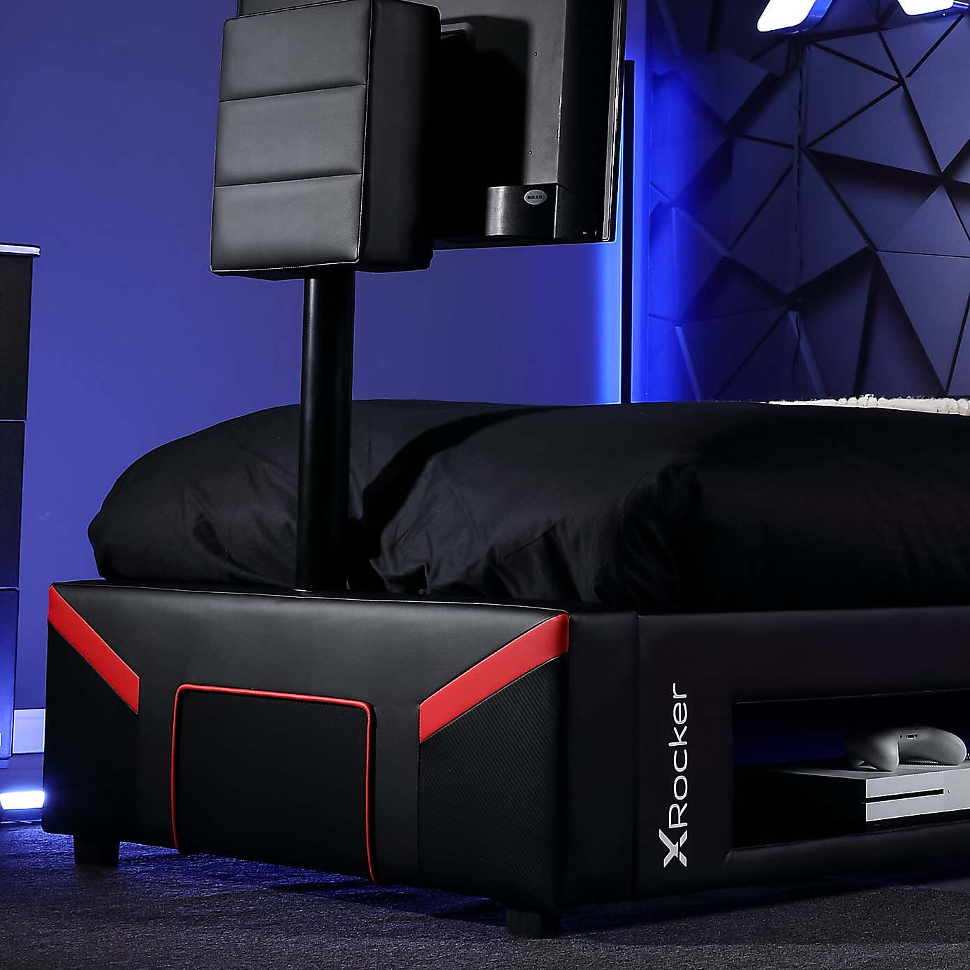 X Rocker Cerberus Twist TV Single Gaming Bed