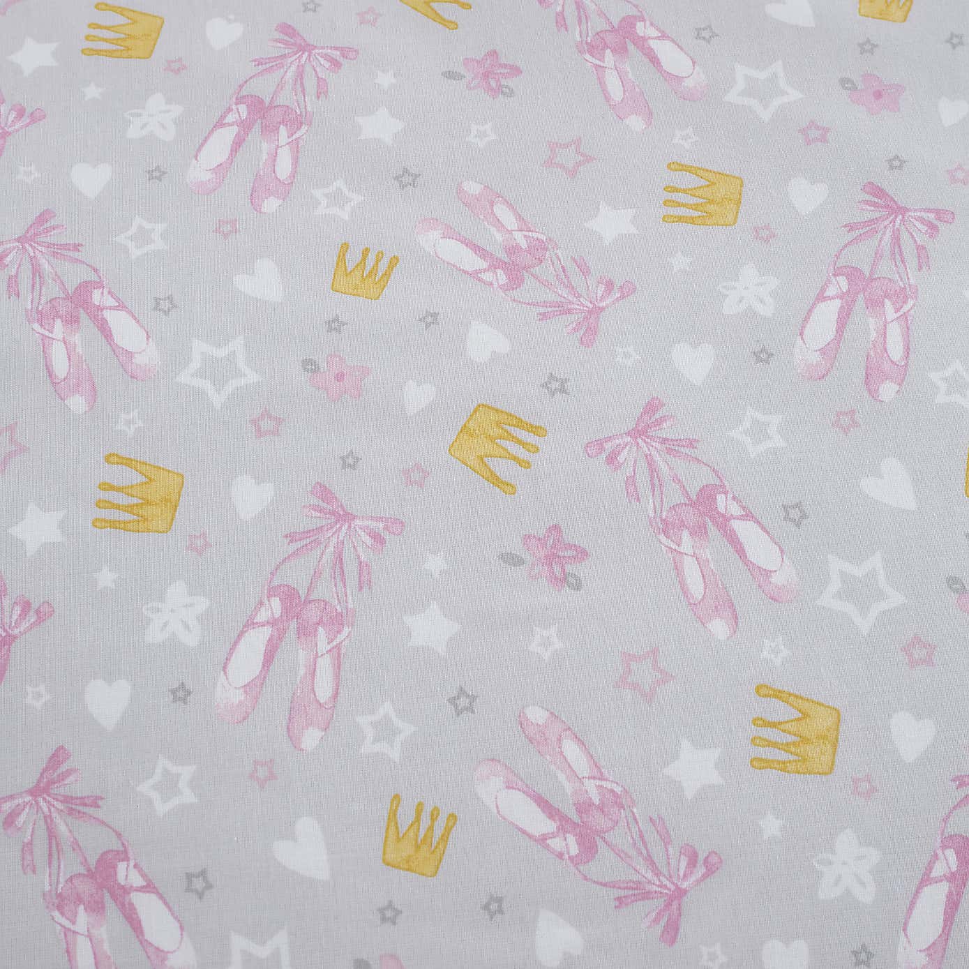 Ballet Dancer Pink Fitted Sheet