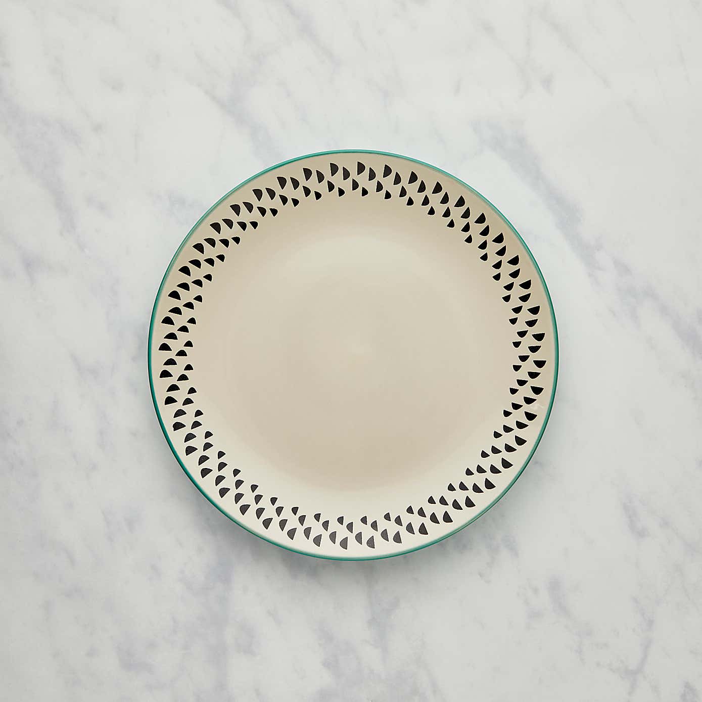Global Teal Dinner Plate