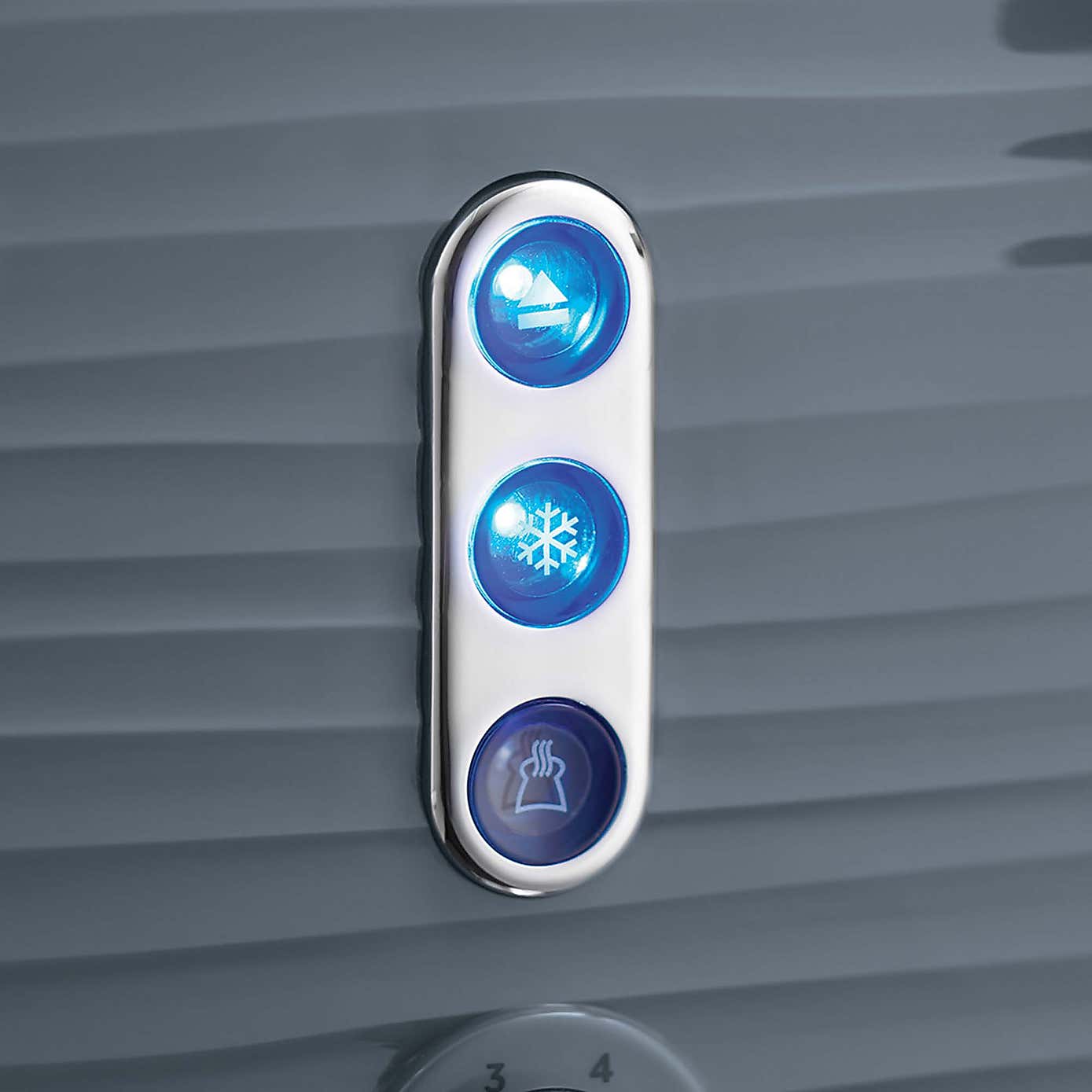 Russell Hobbs Inspire Grey Kettle & 4 Slice Toaster