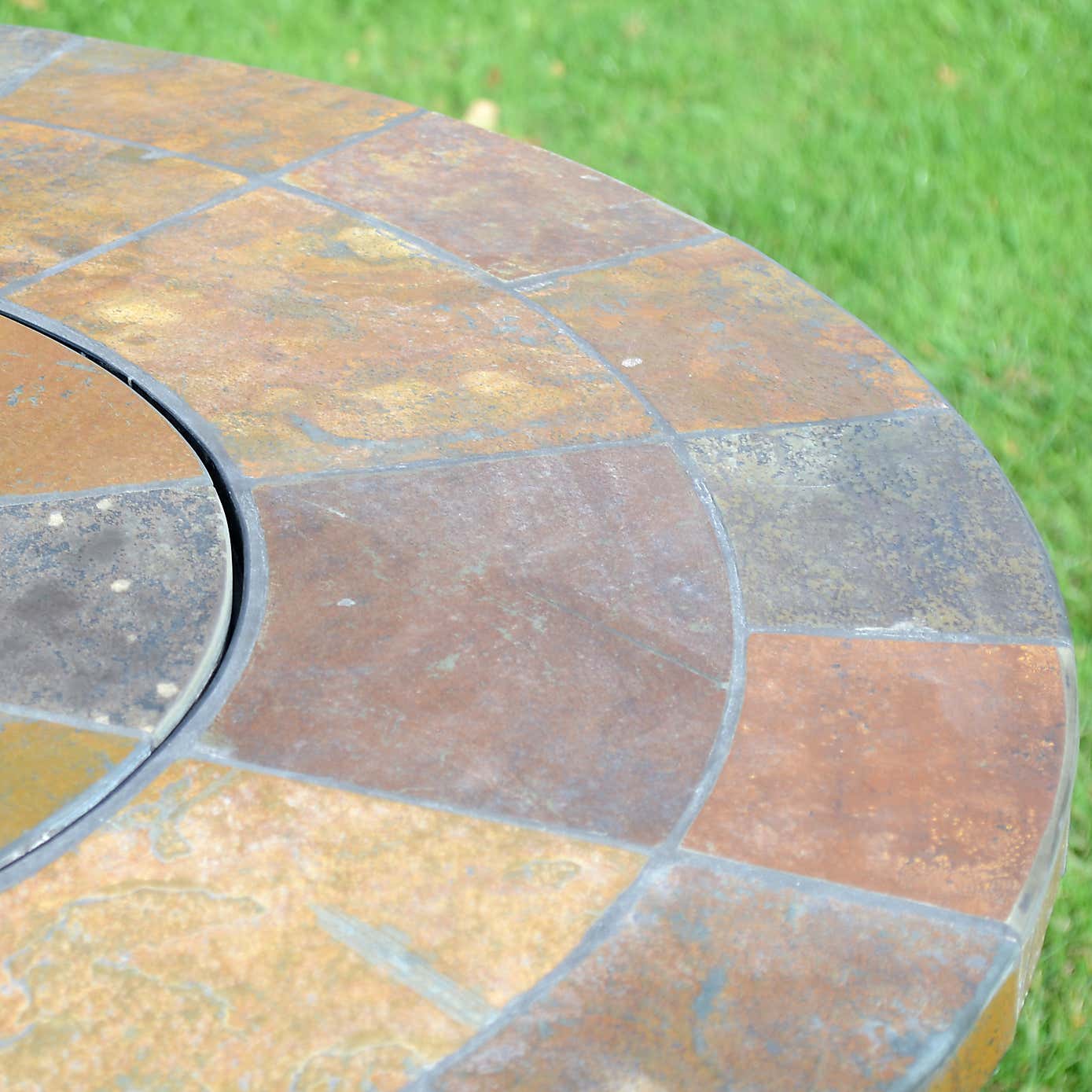 Bayfield Patio Table Firepit 89cm