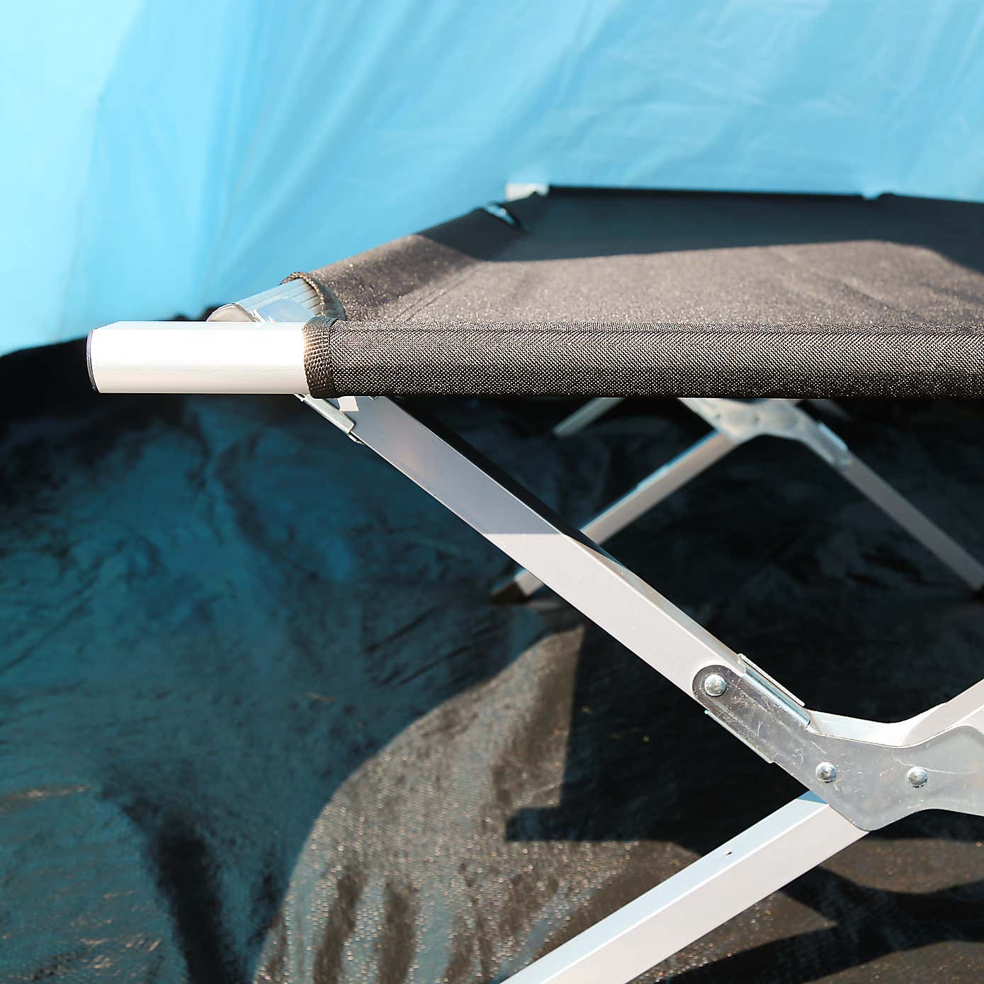 Odyssey Single Folding Camp Bed