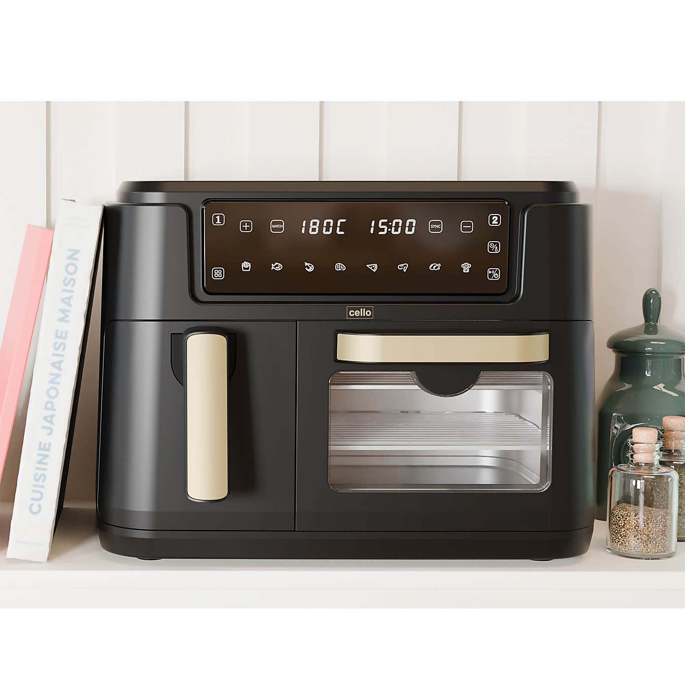 Cello Dual Zone Air Fryer Home Oven