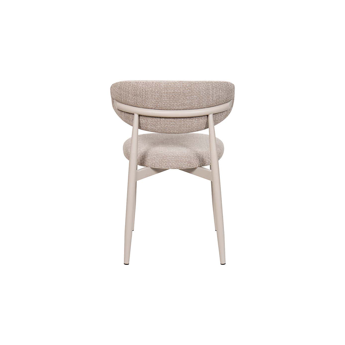 Indus Valley Cleo 6 Seater Dining Table with 6 Cleo Dining Chairs