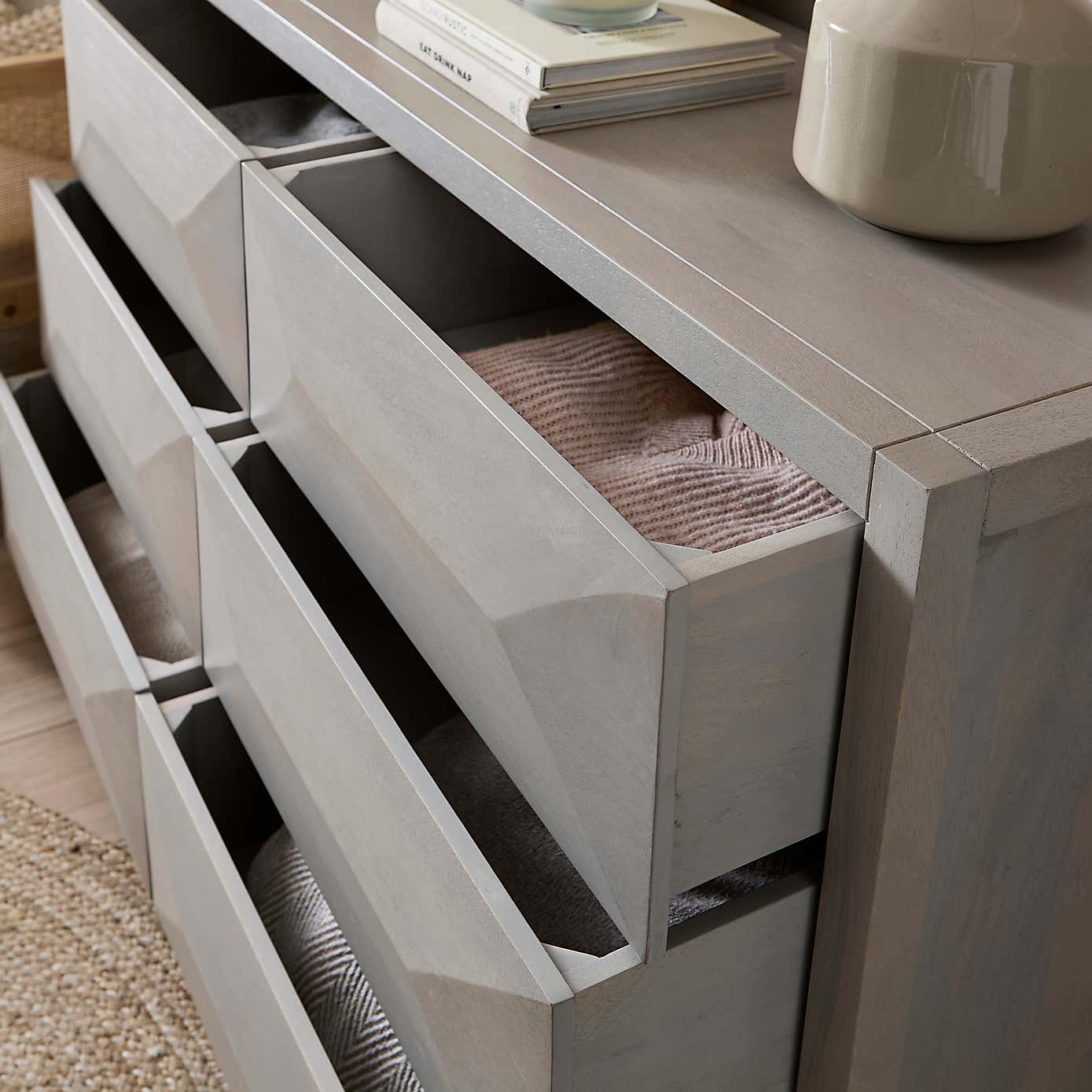 Watkins 6 Drawer Chest, Mango Wood