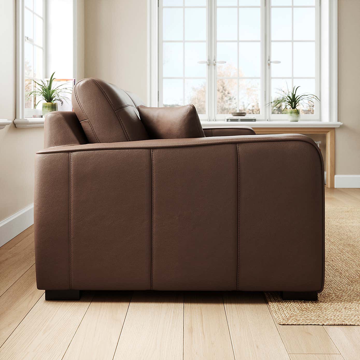Carson Classic Leather 2 Seater Sofa