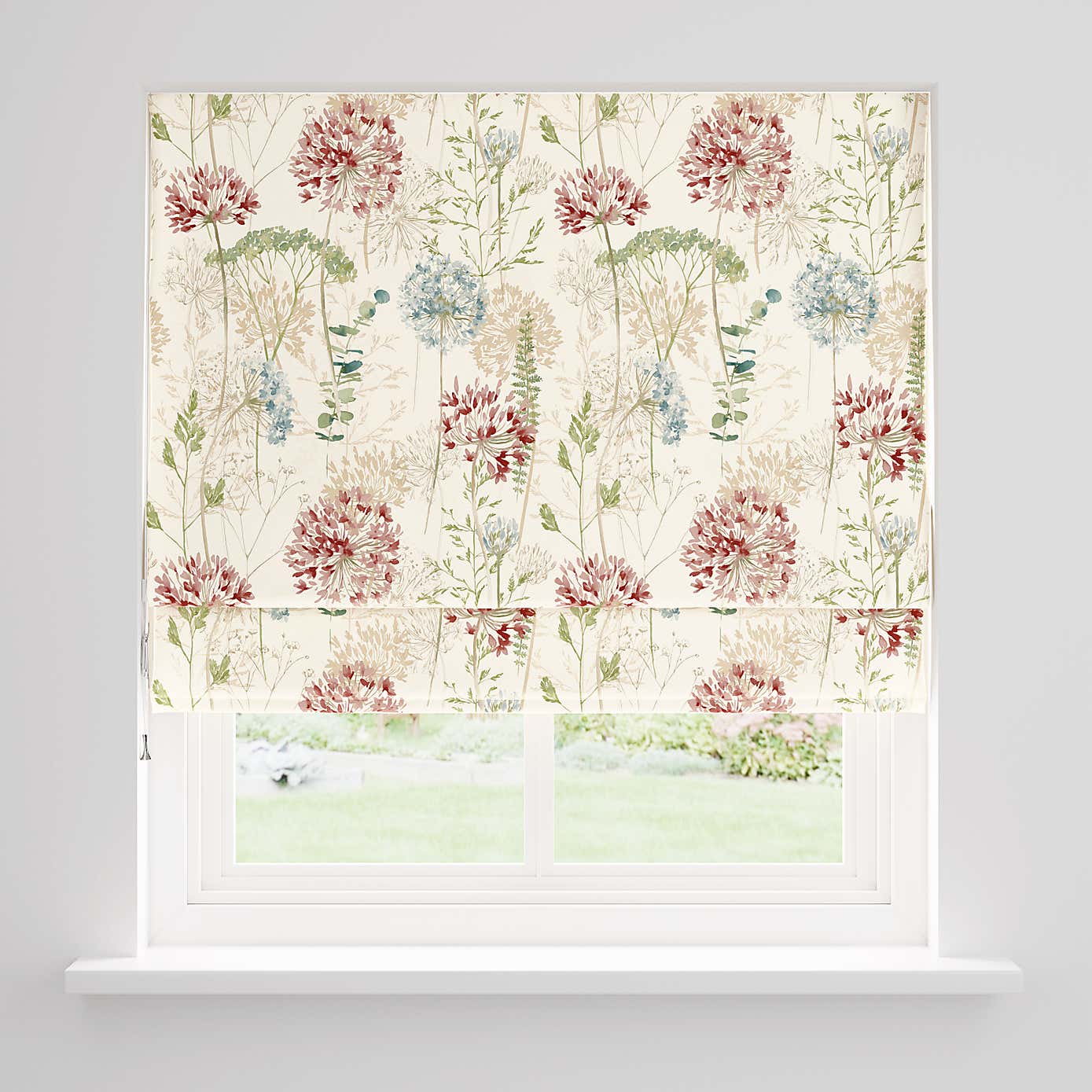 Country Meadow Blackout Roman Blind