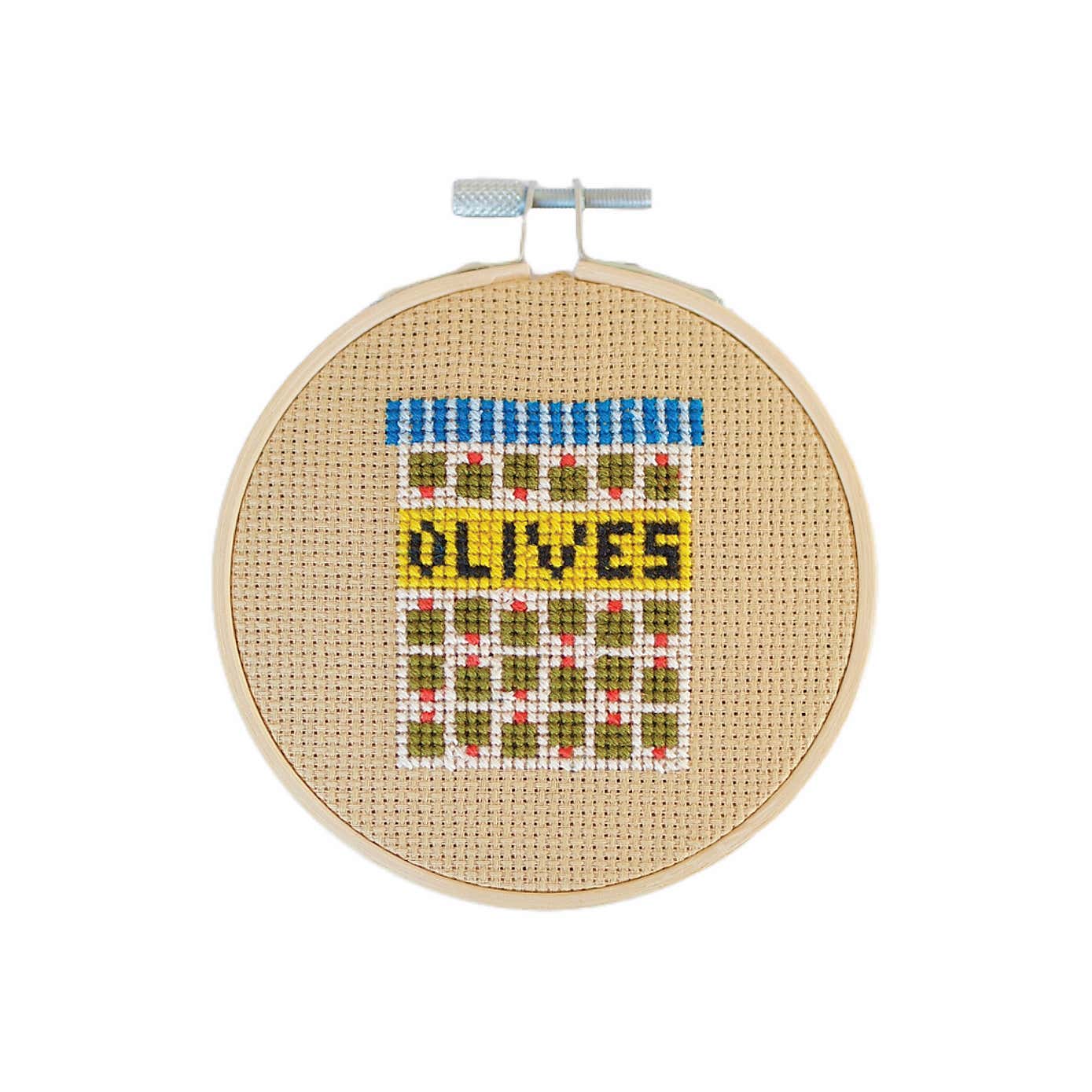 Cotton Clara Olives Cross Stitch Kit