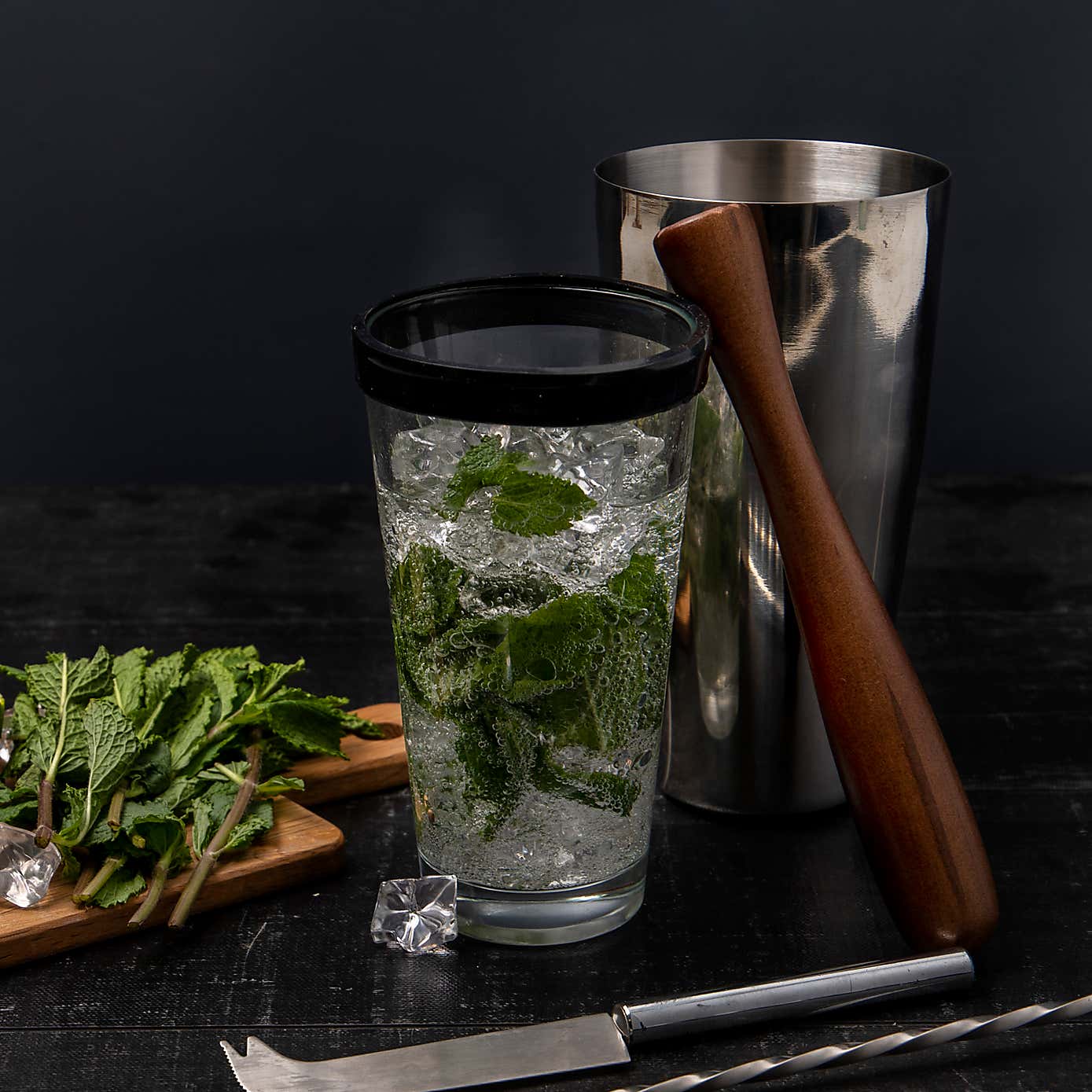 BarCraft 4 Piece Mojito Cocktail Set