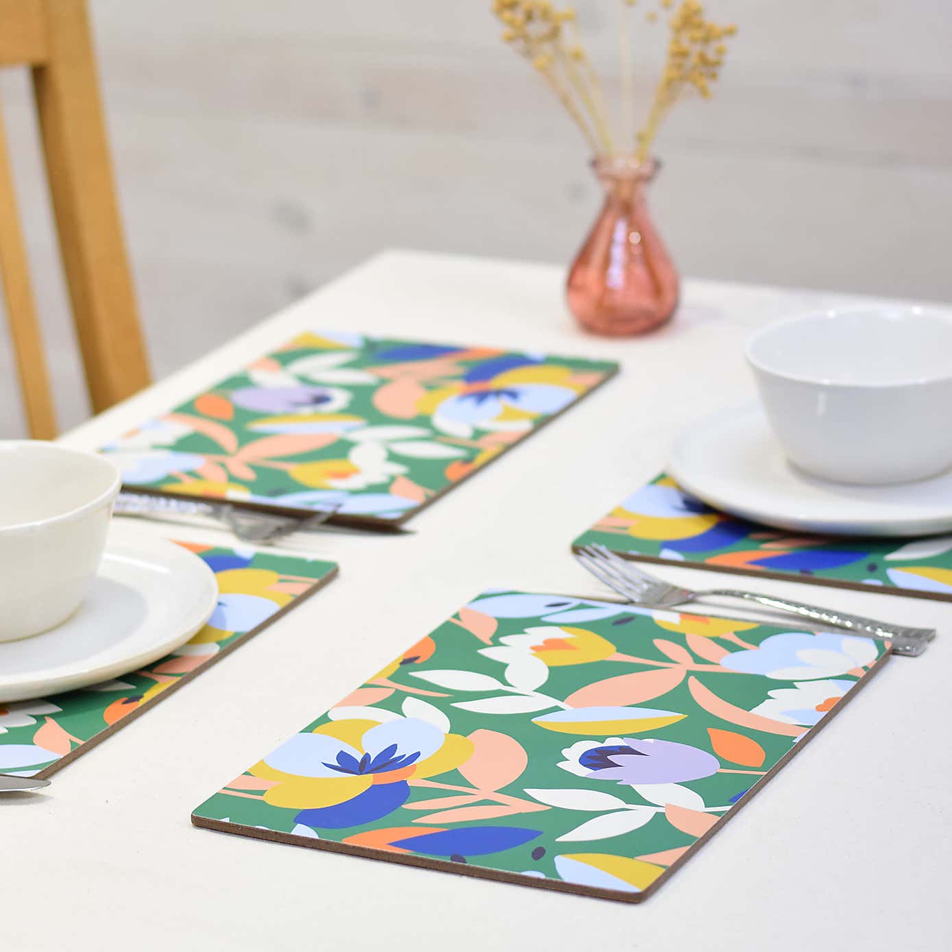 Elements Fieldley Pack of 4 Corkback Placemats