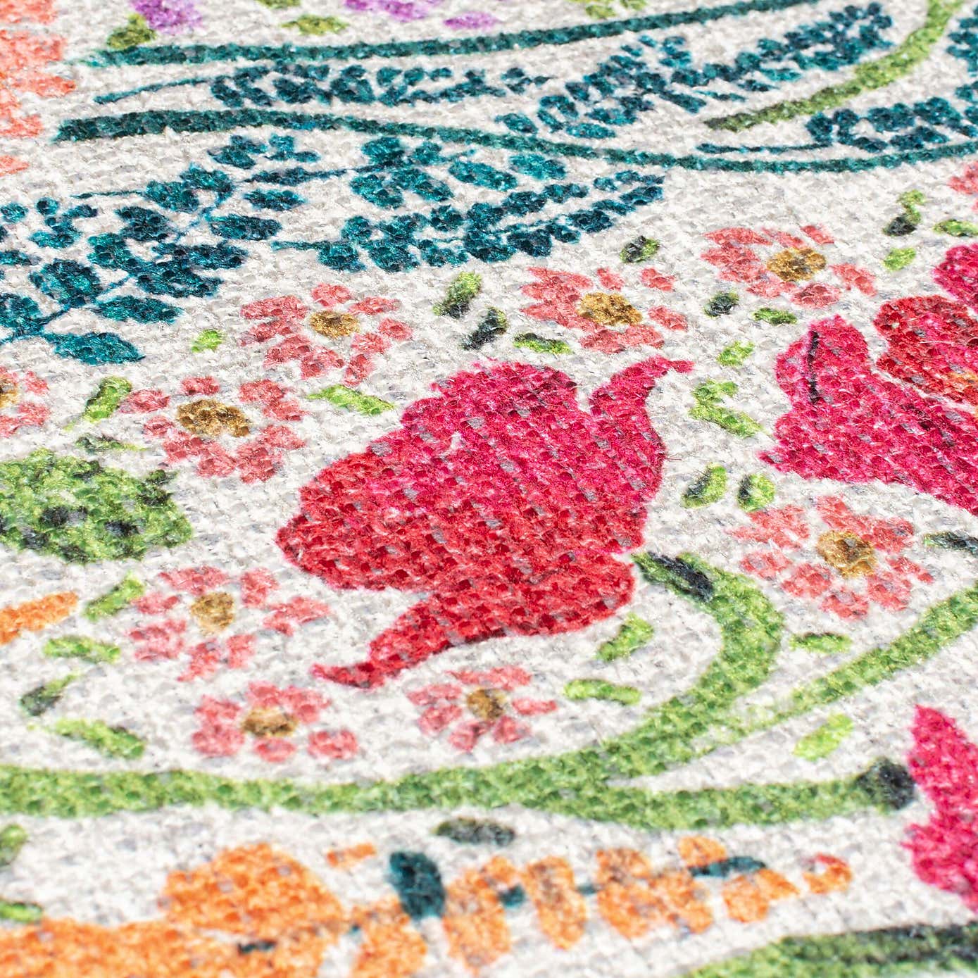 Sophie Robinson Sunshine Flowers Washable Rug