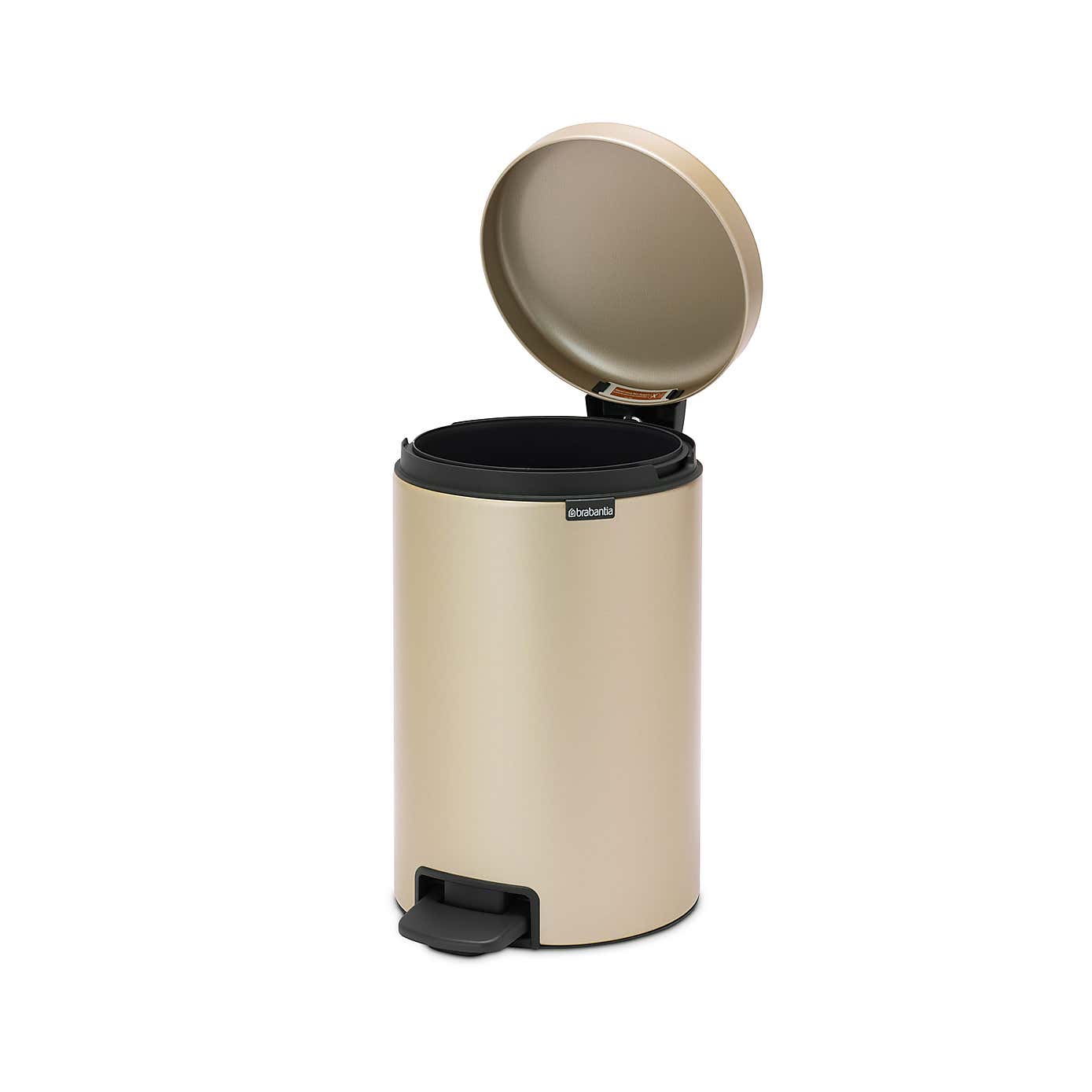 Newlcon Champagne 12 Litre Pedal Bin