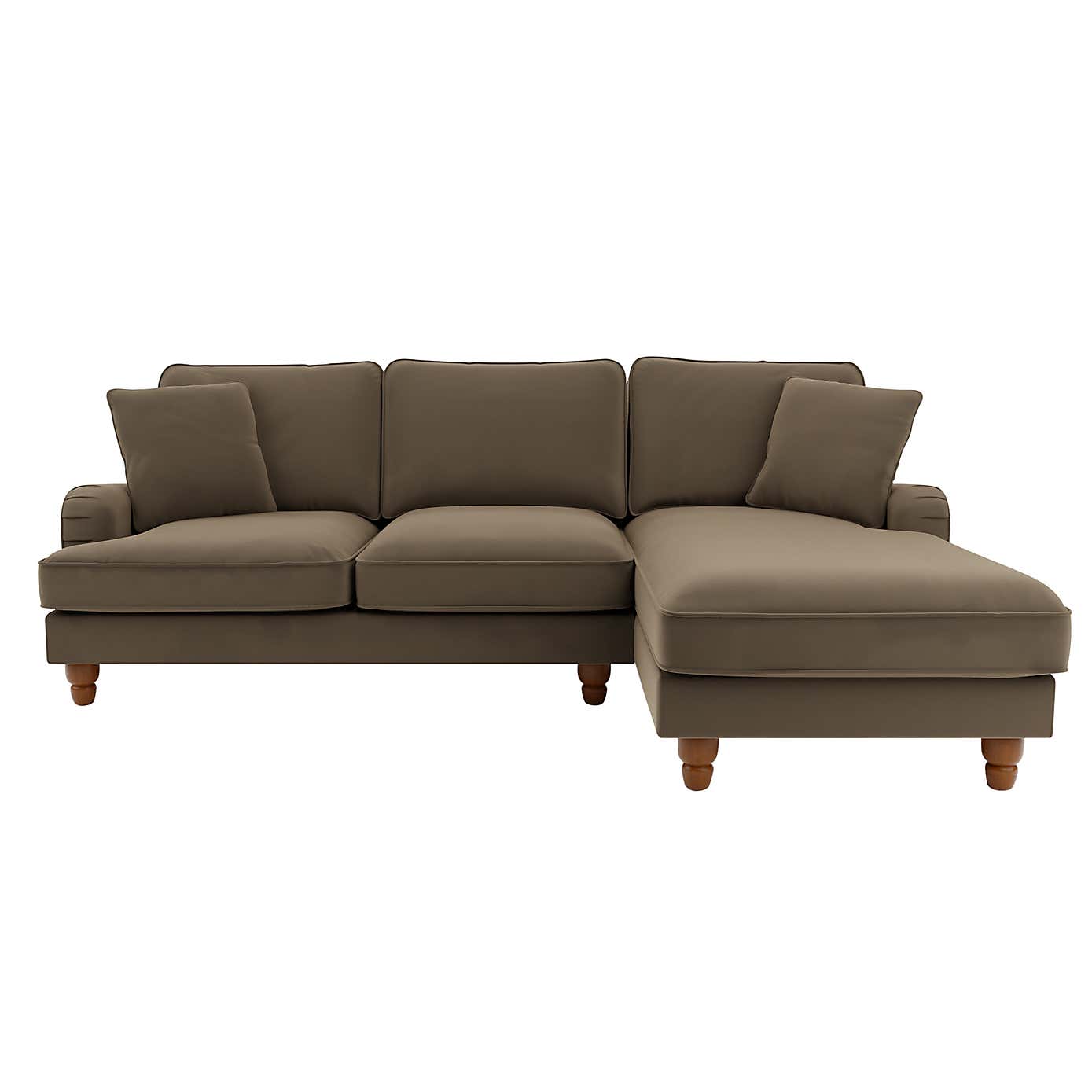 Beatrice Velvet Right Hand Corner Sofa