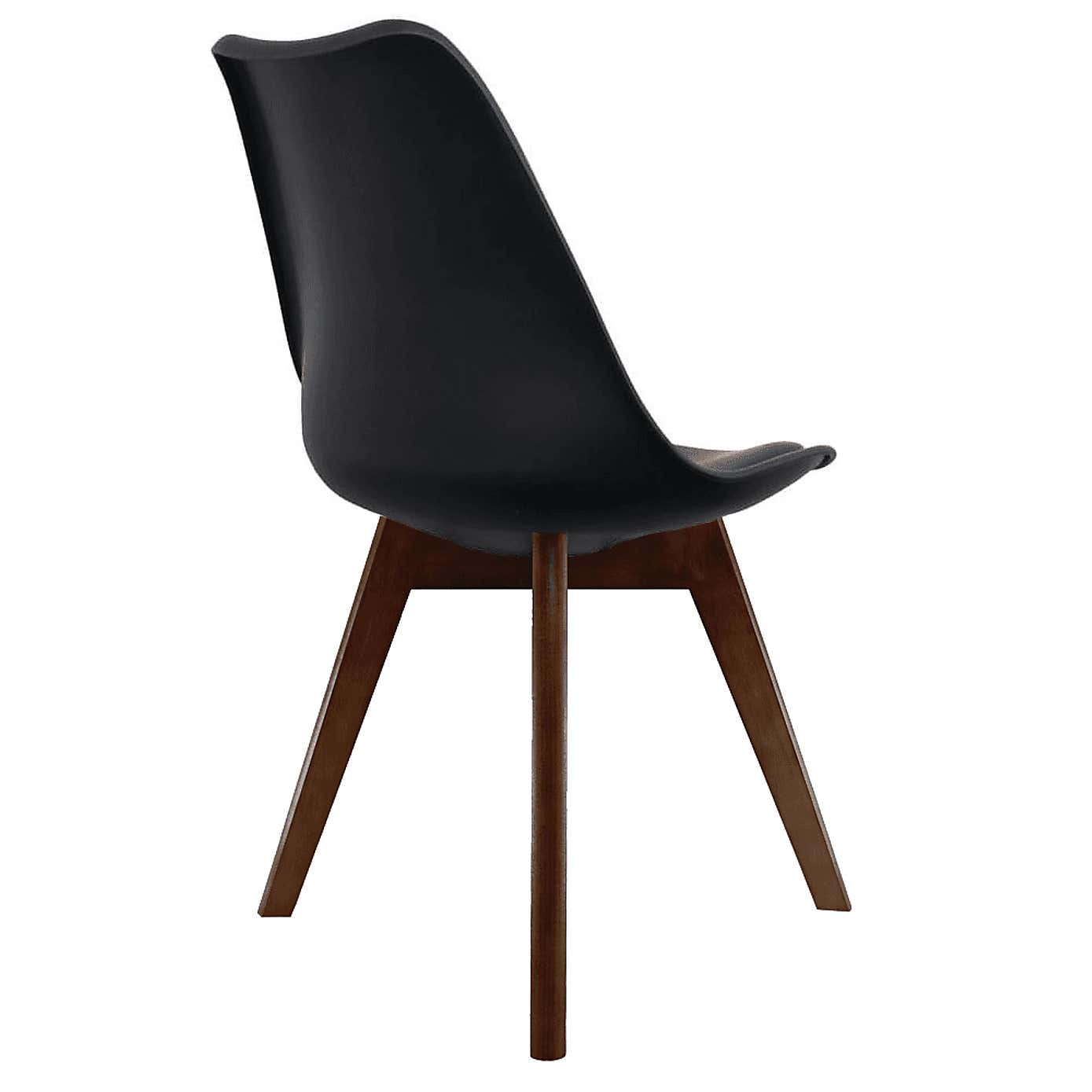Fusion Living Soho Plastic Dining Chair with Squared Legs