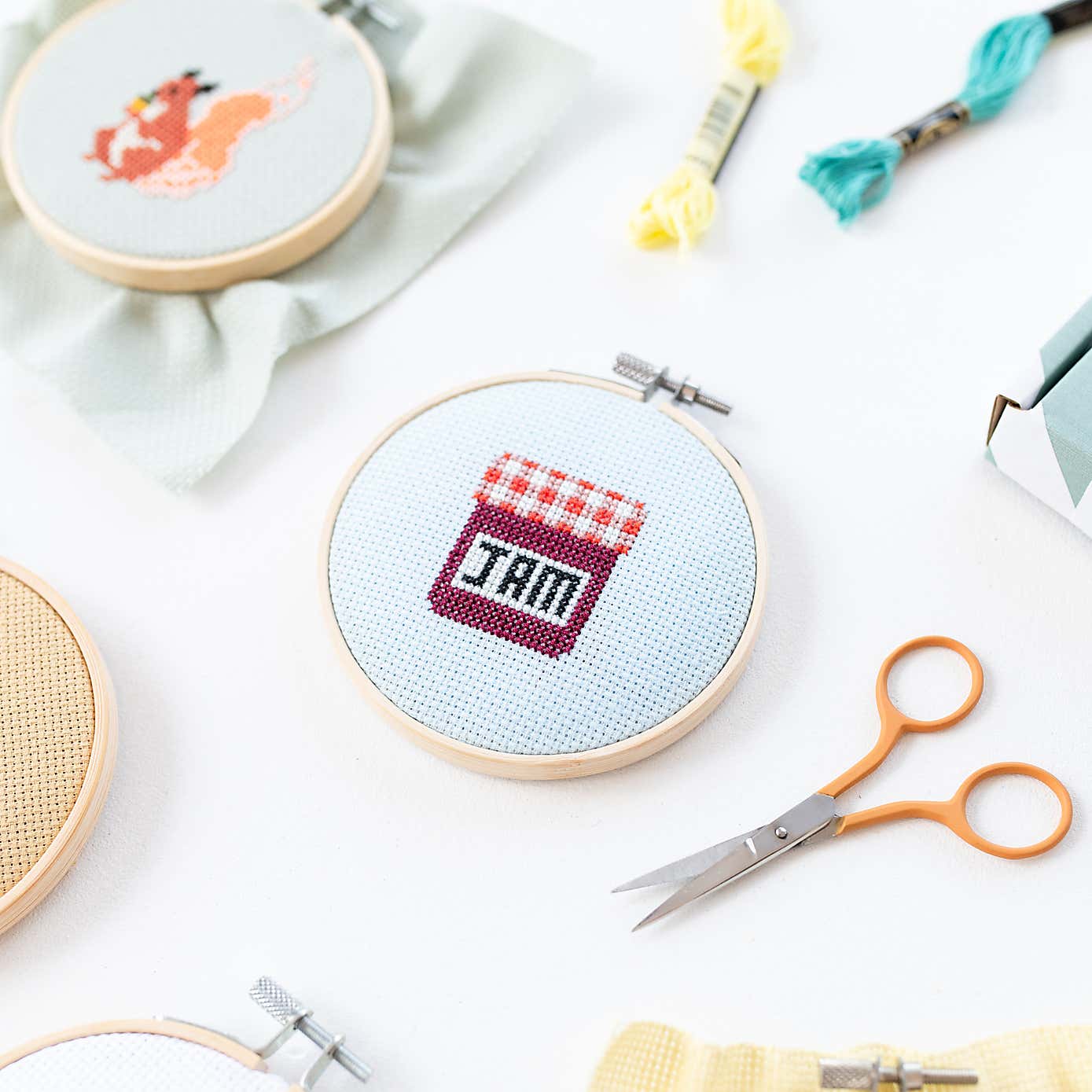 Cotton Clara Jam Cross Stitch Kit