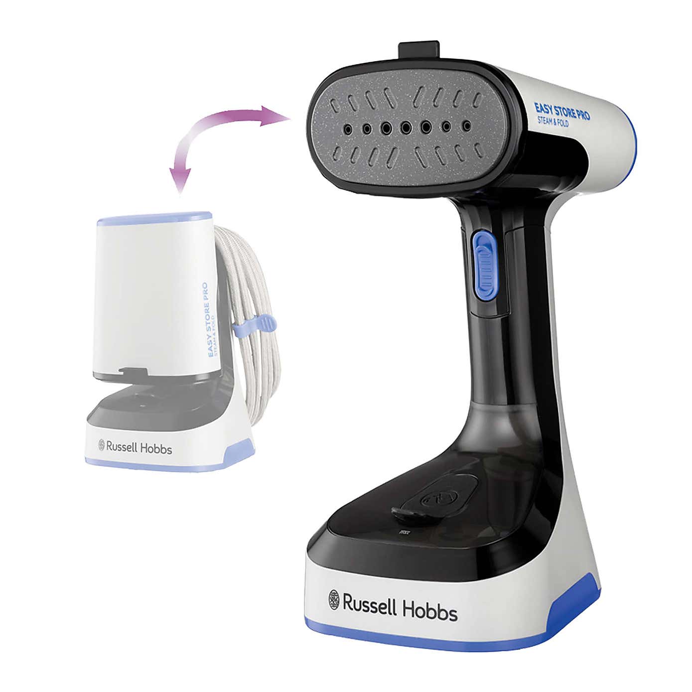 Russell Hobbs EasyStore Foldable Garment Steamer