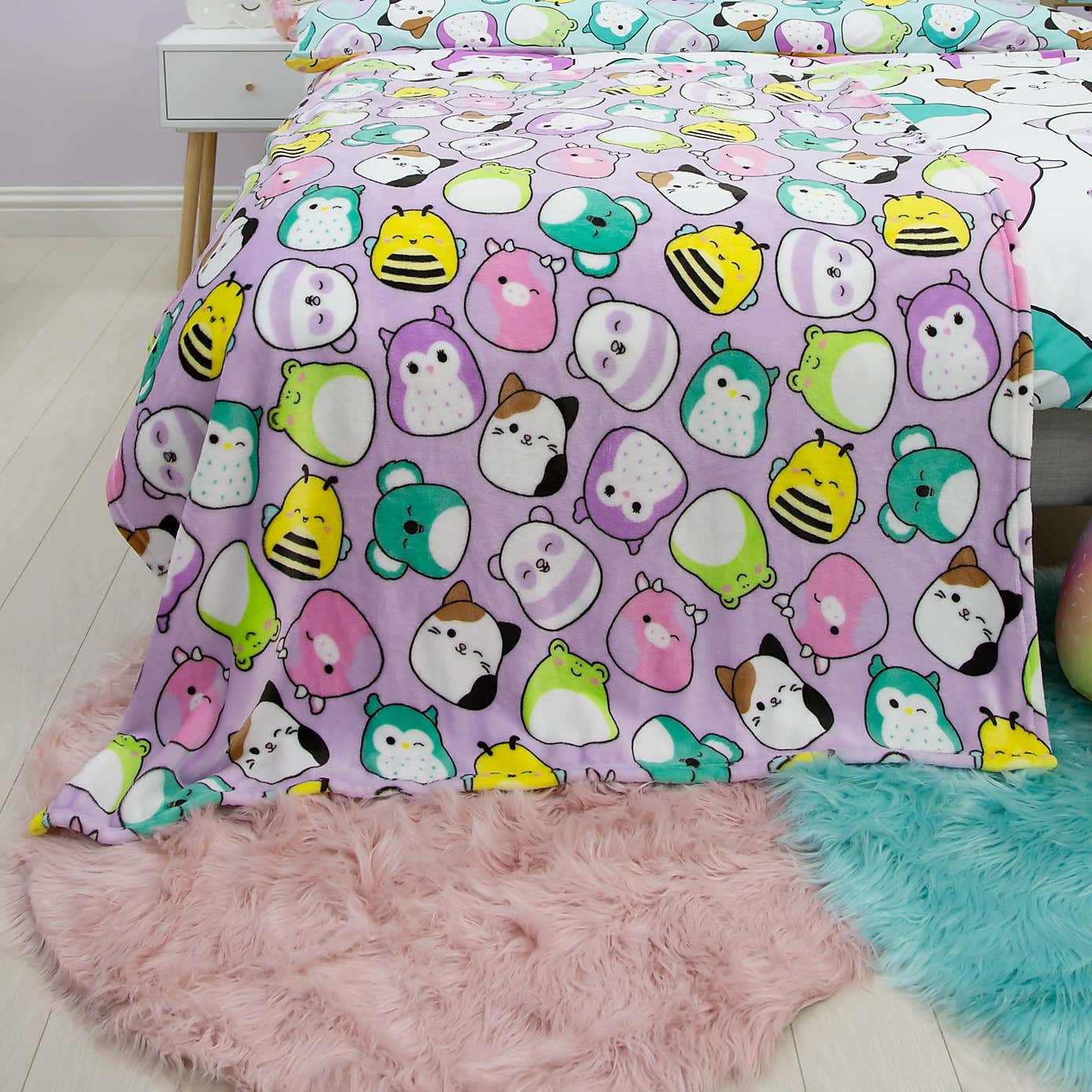 Squishmallows Playful Fleece Blanket