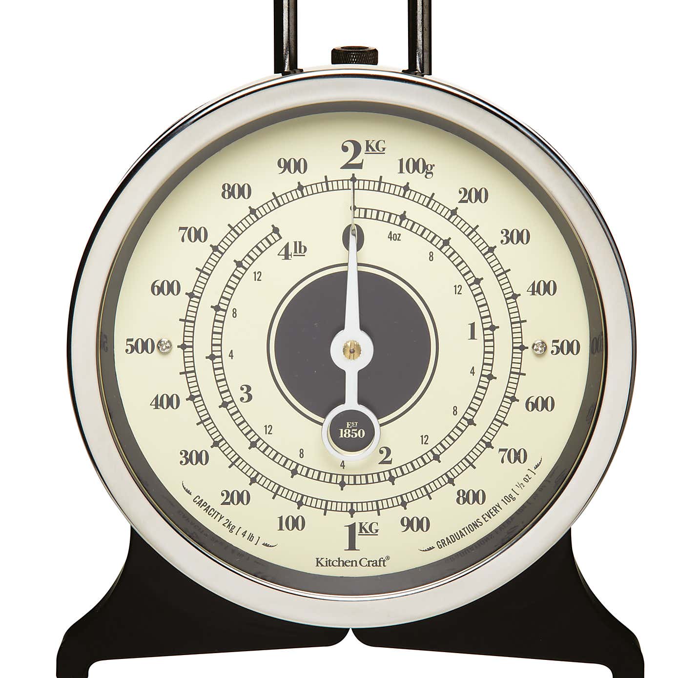 KitchenCraft Vintage-Style Mechanical Kitchen Scale with Bowl