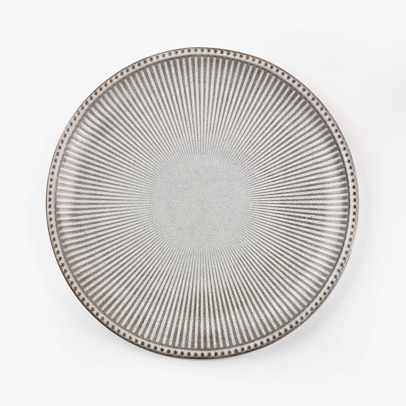 Steeple Embossed Dinner Plate
