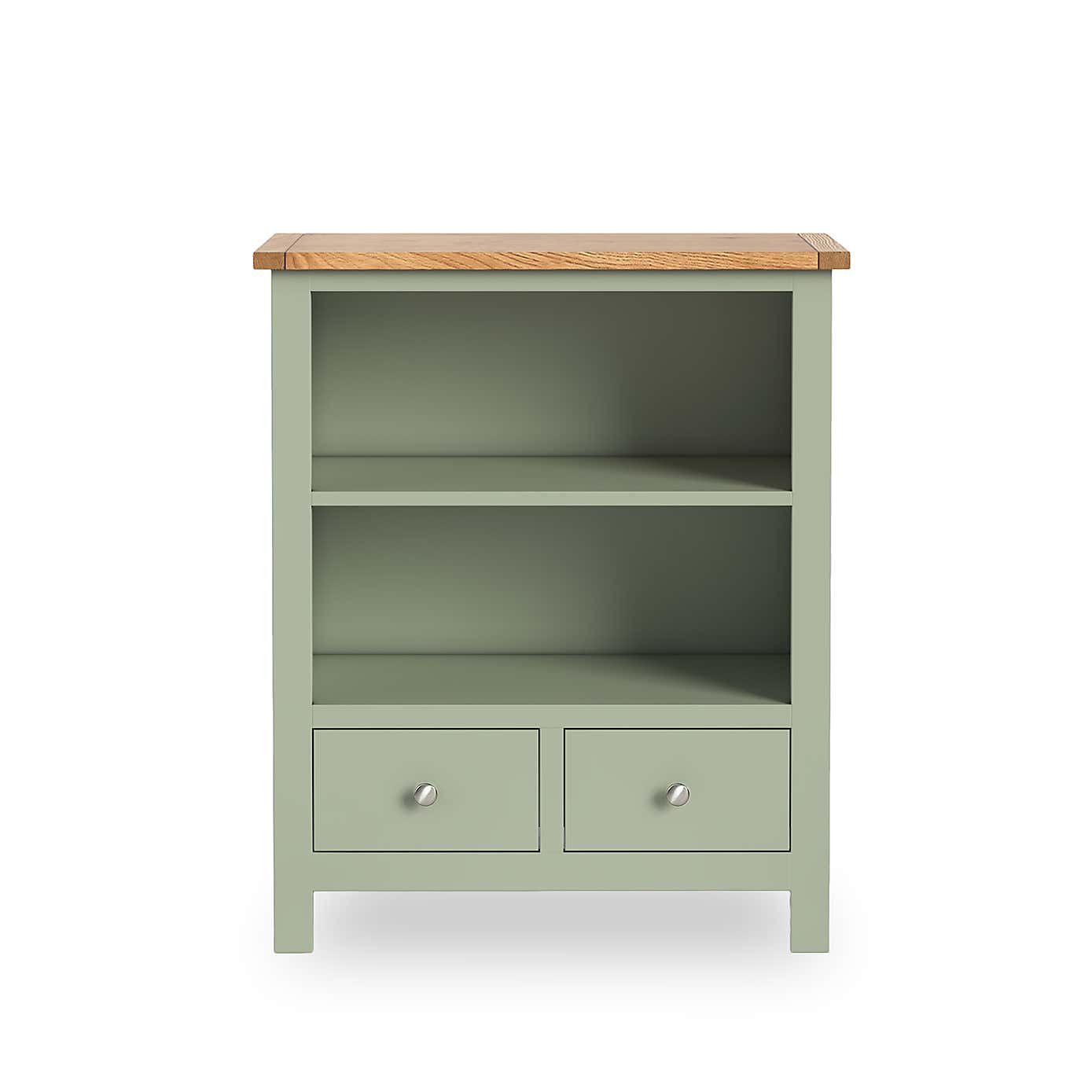 Bromley Grey Low Bookcase