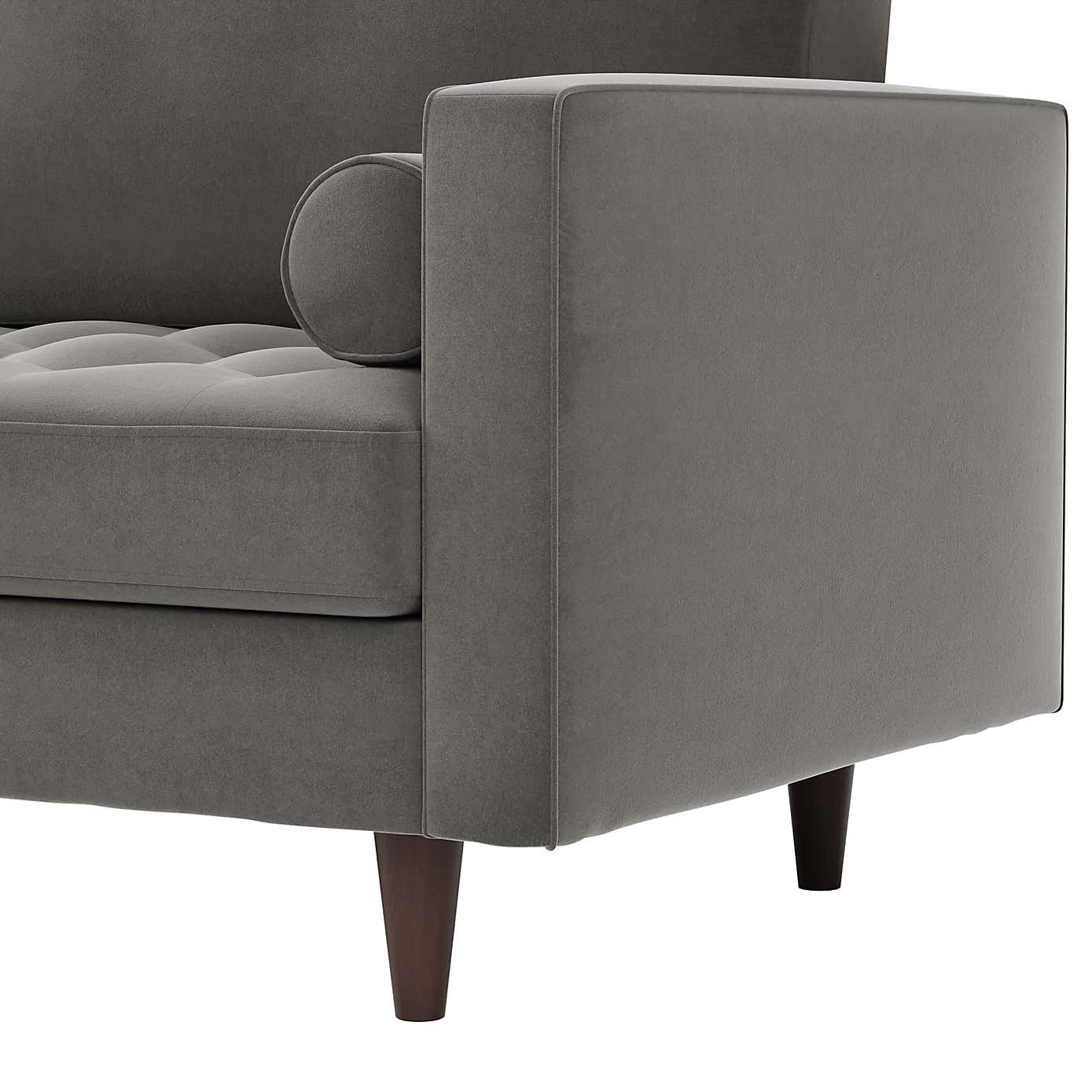 Zoe Velvet 2 Seater Sofa