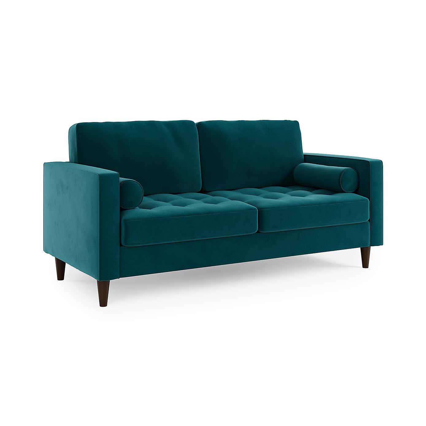 Zoe Velvet 3 Seater Double Sofa Bed