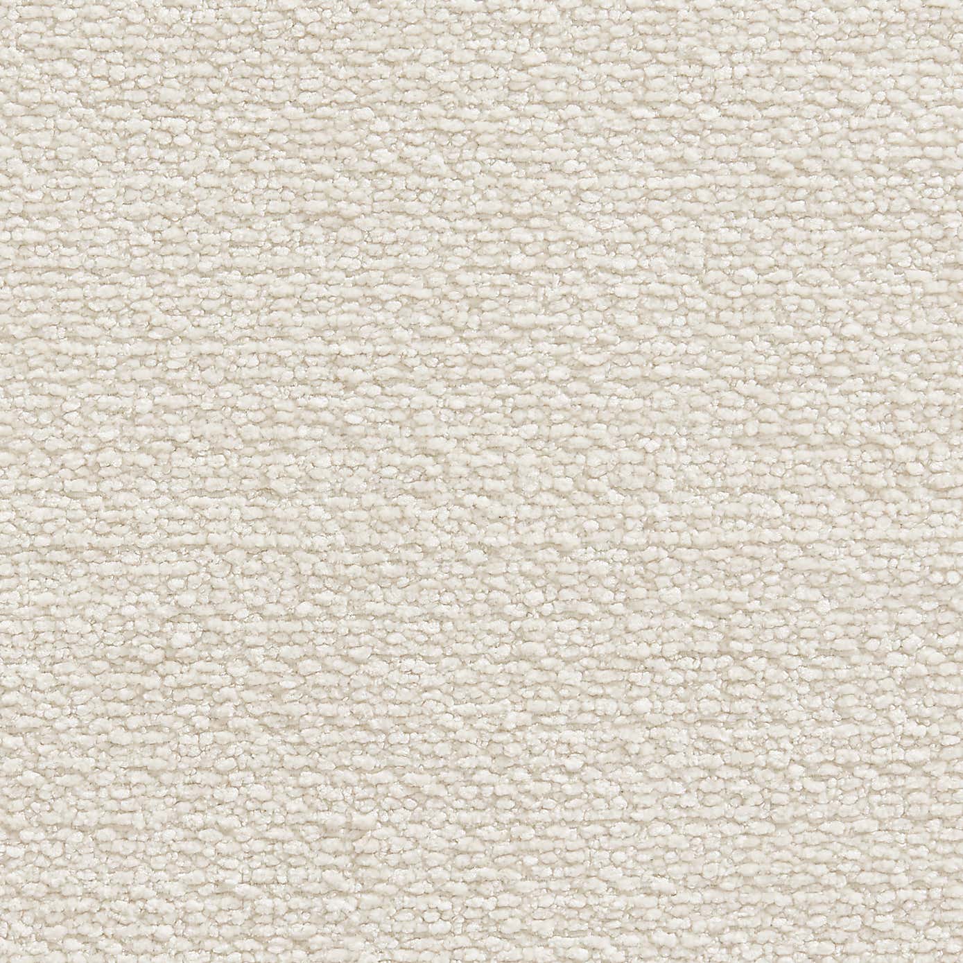 Carmen Curved Chunky Chenille Swivel Chair, Ivory