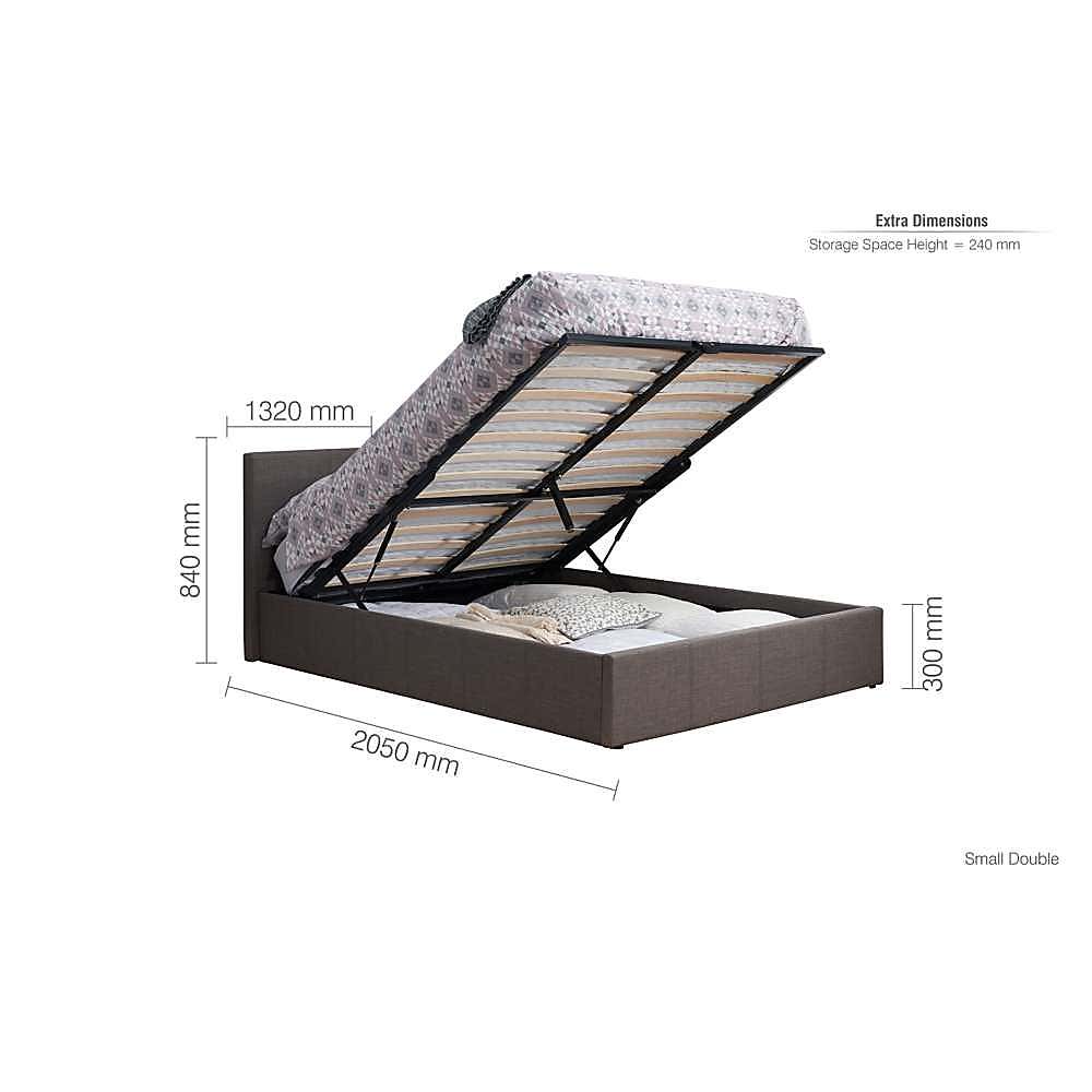 Berlin Upholstered Ottoman Bed Frame