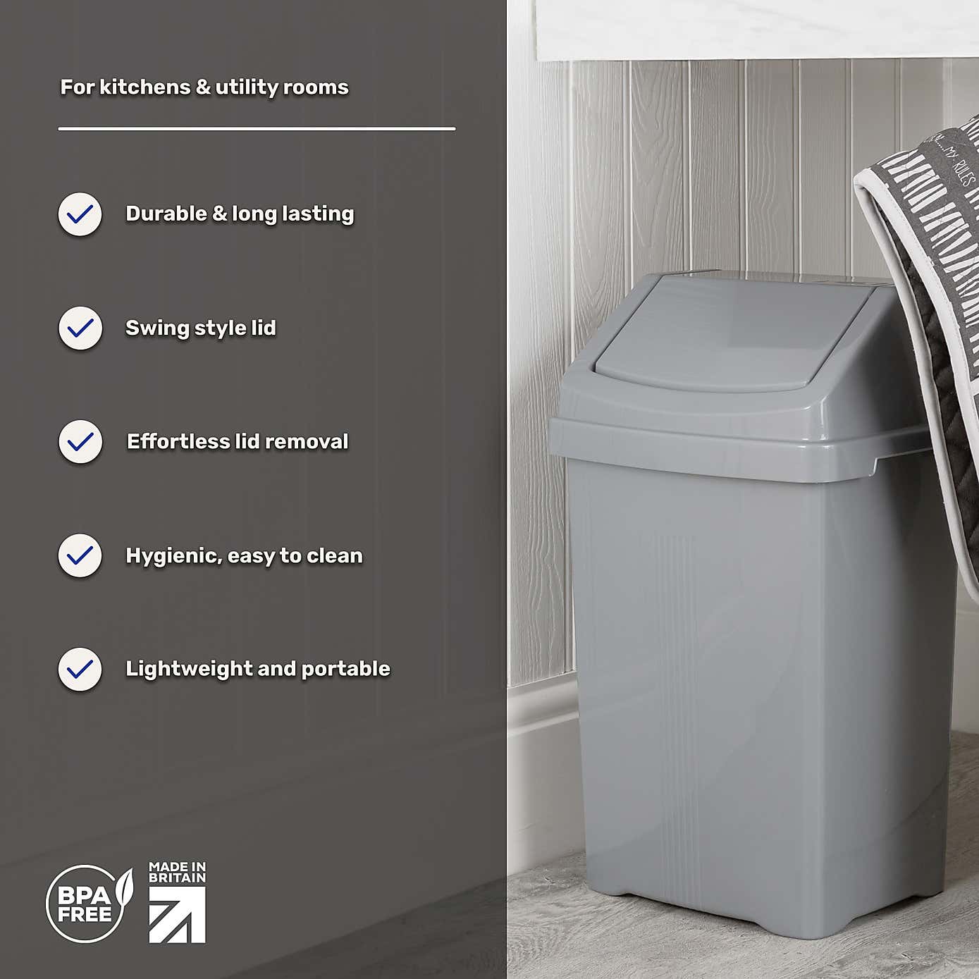Wham Casa 25L Swing Bin