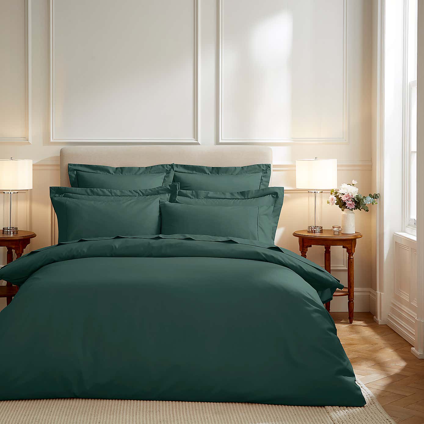 Dorma Egyptian Cotton 400 Thread Count Percale Oxford Pillowcase