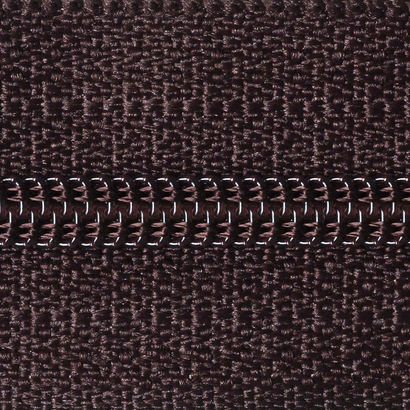 Chocolate Nylon Zip