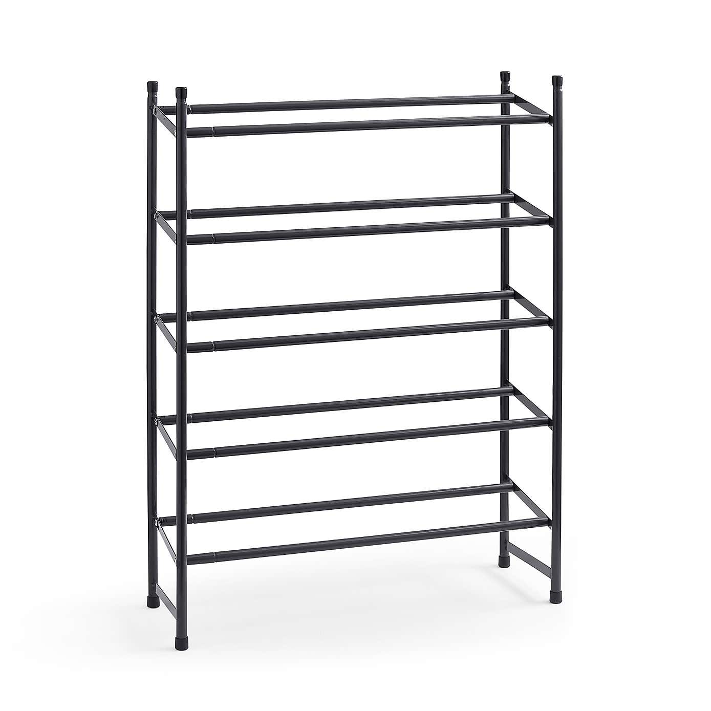 5 Tier Extendable Metal Shoe Rack