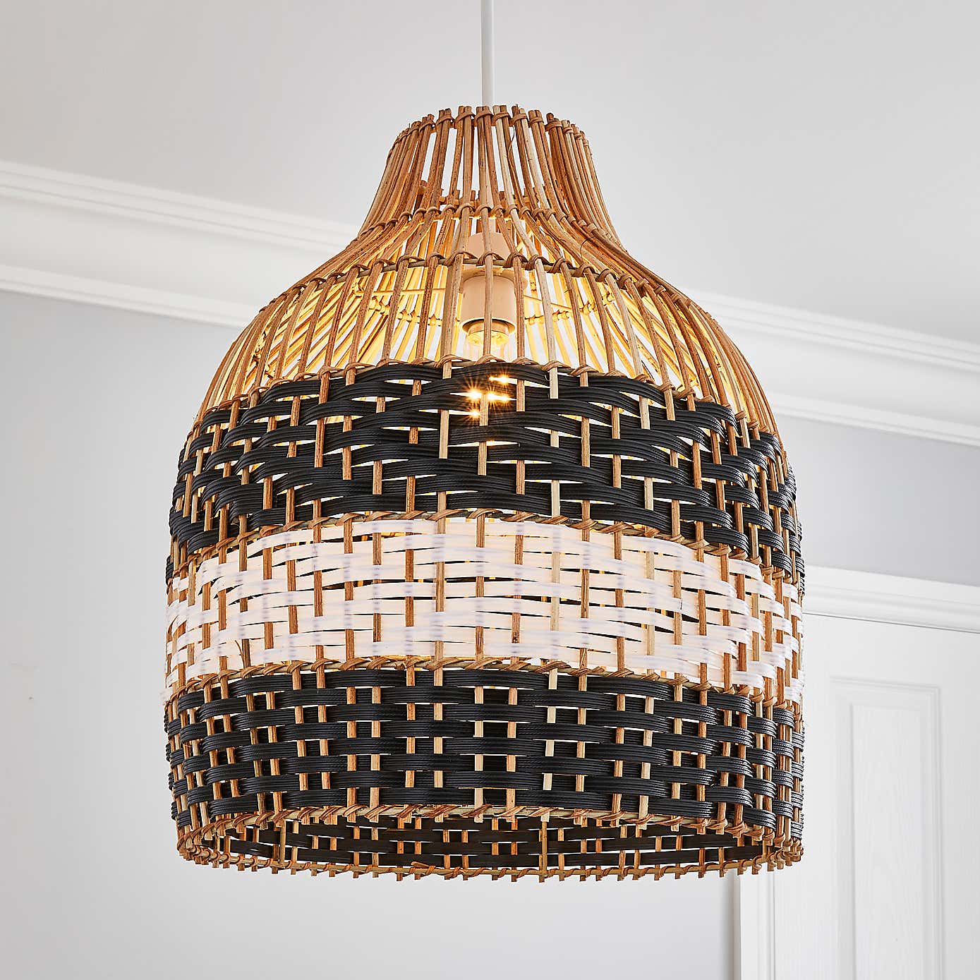 Yanha Rattan Easy Fit Pendant Shade