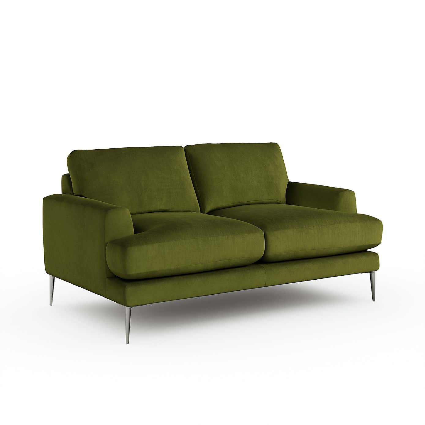 Lawson Matte Plush Velvet 2 Seater Sofa