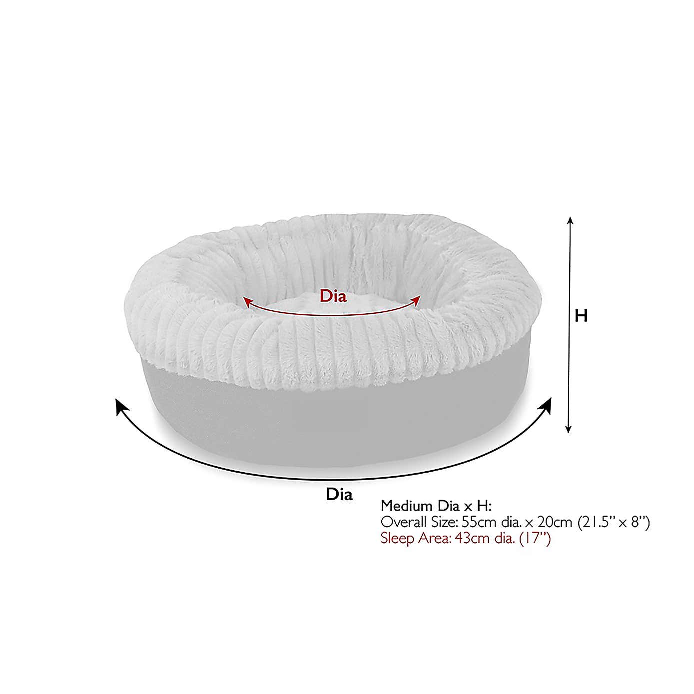 Scruffs Ellen Donut Pet Bed