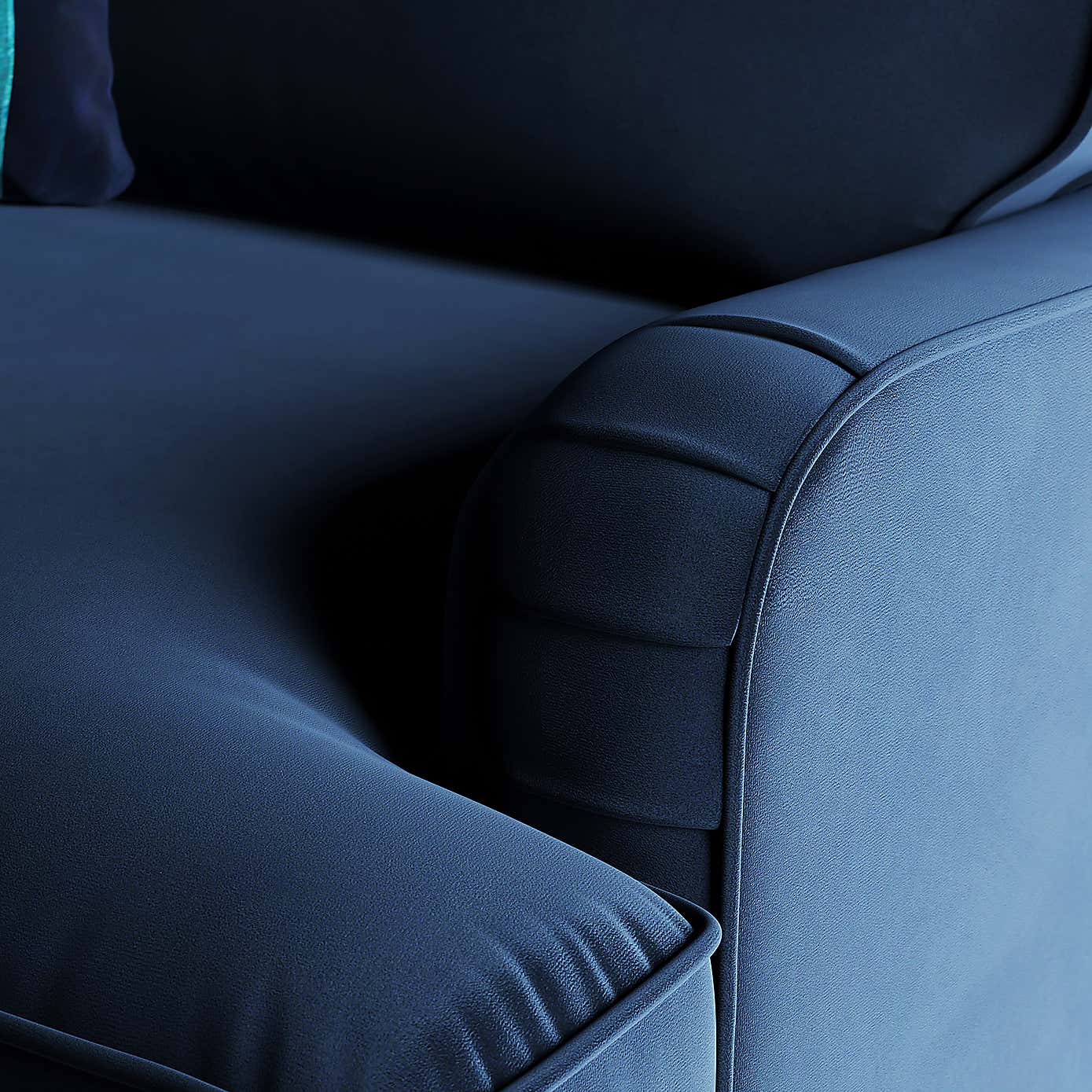 Beatrice Matte Velvet Snuggle Chair