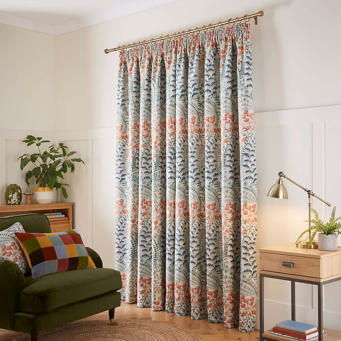 Botanica Pencil Pleat Curtains