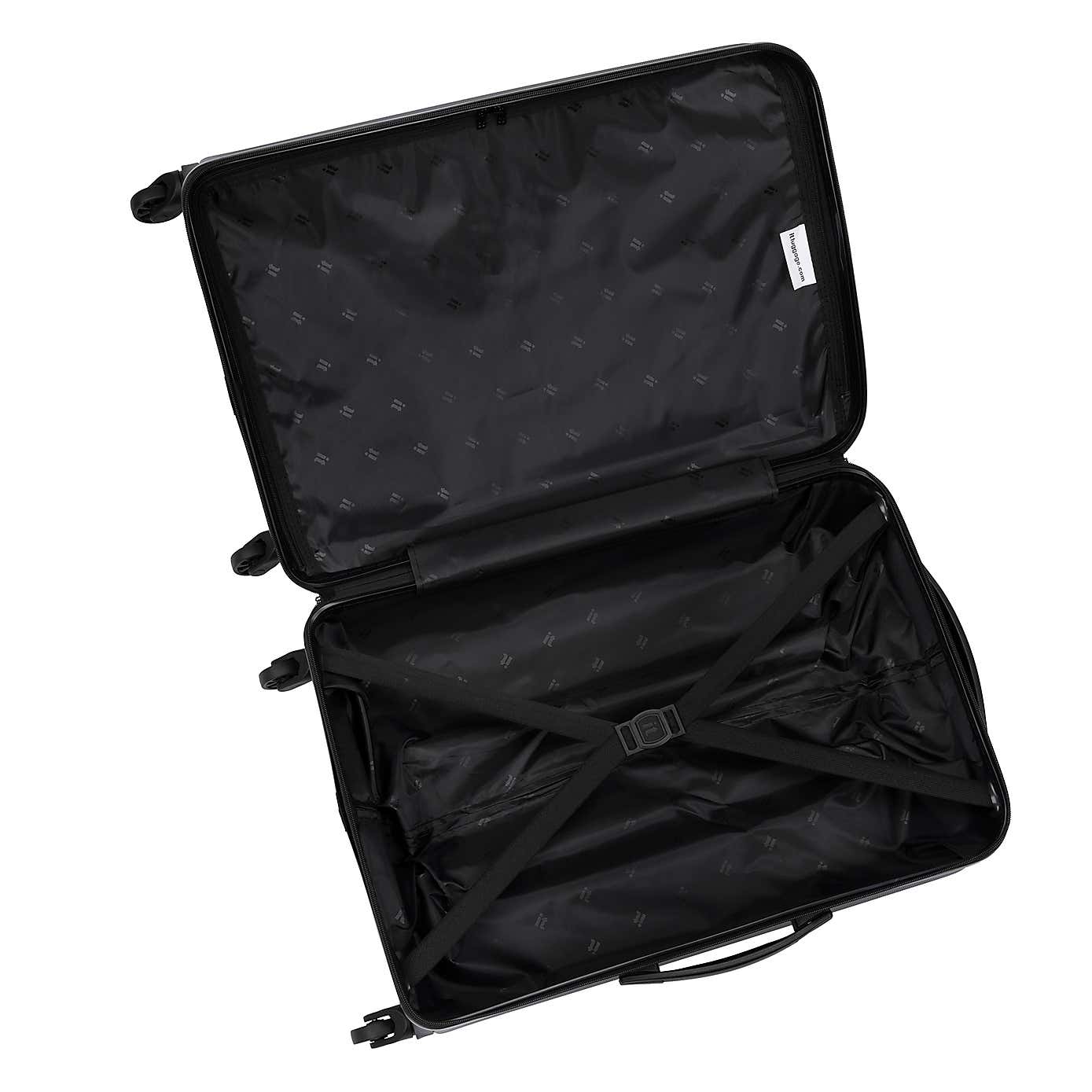 IT Luggage Set of 3 Shutter Hard Shell Suitcases
