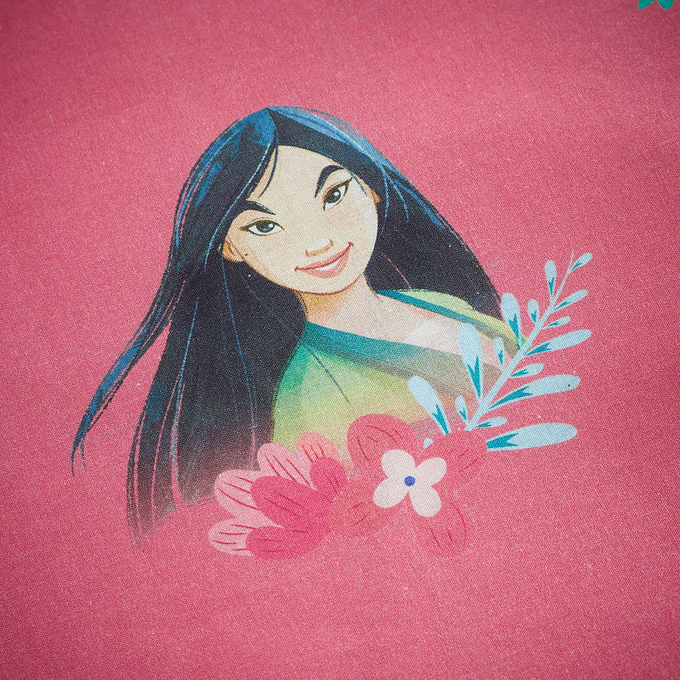 Pink Disney Princess Duvet Cover and Pillowcase Set