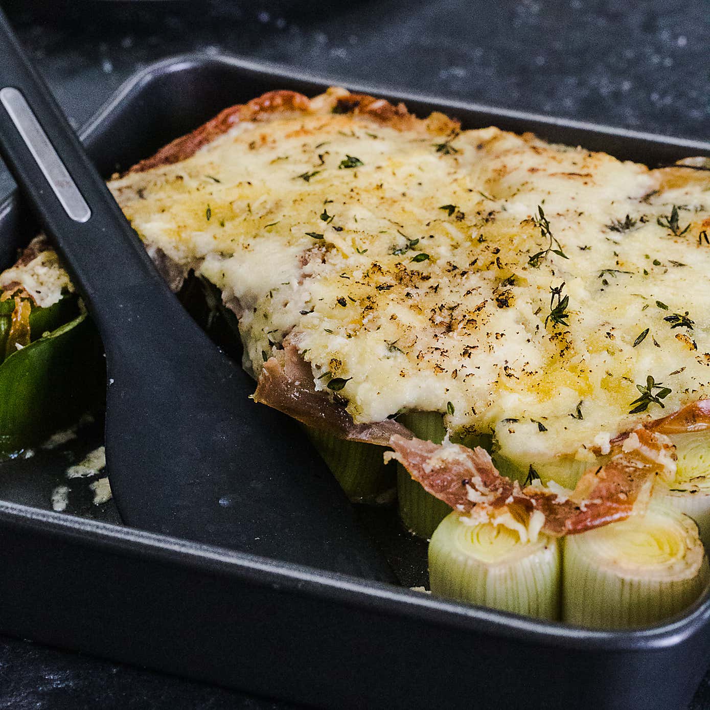 MasterClass Non Stick Twin Pack Roast Pan and Bake Pan