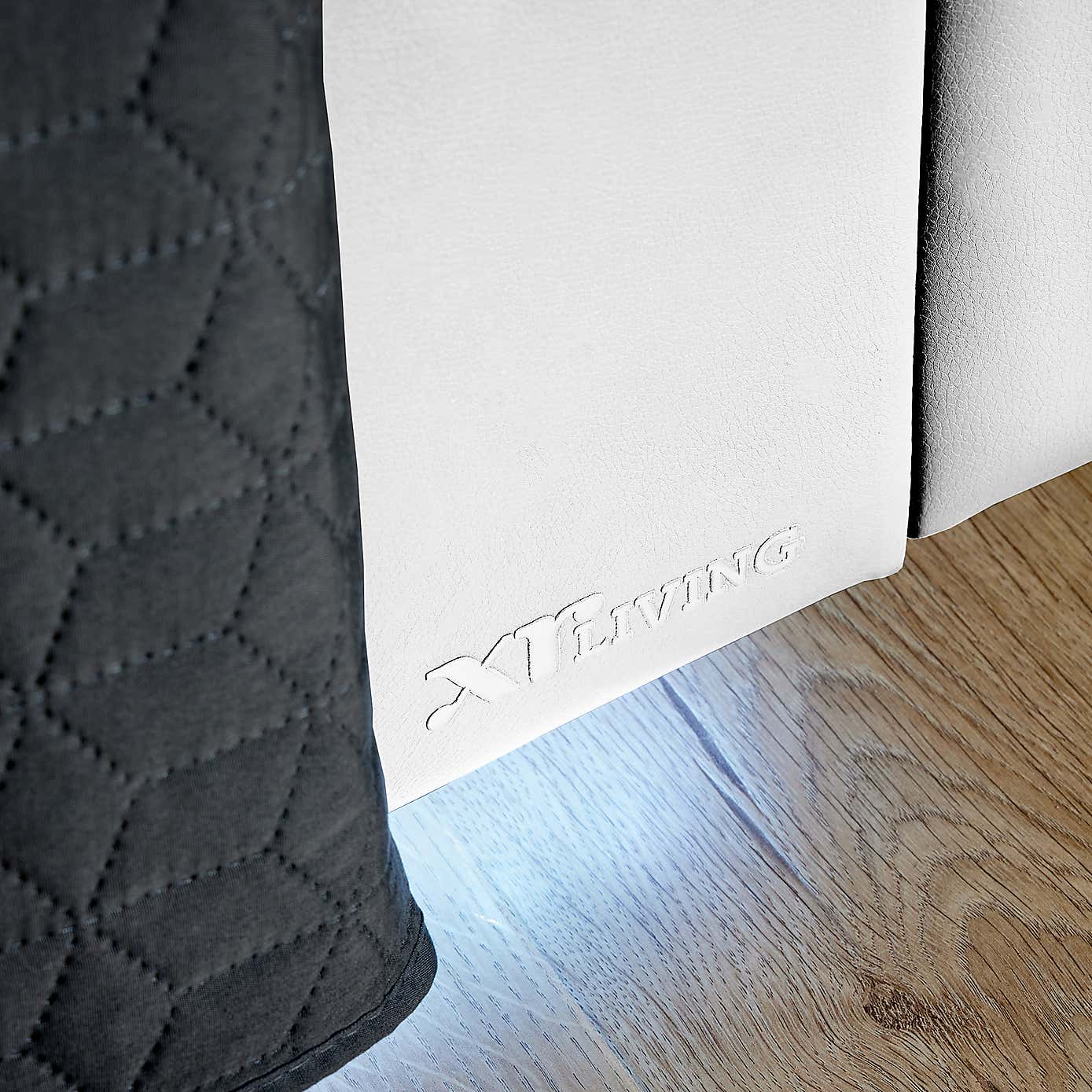 X Rocker Living Ava TV Bed with LED Lights and TV Mount