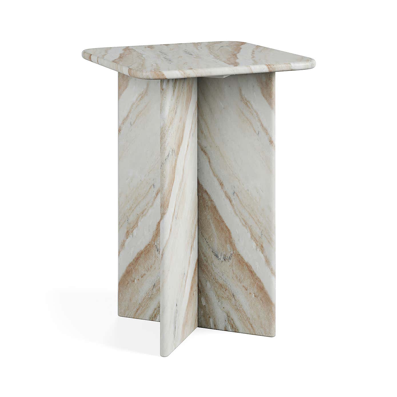 Lana Marble Tall Side Table