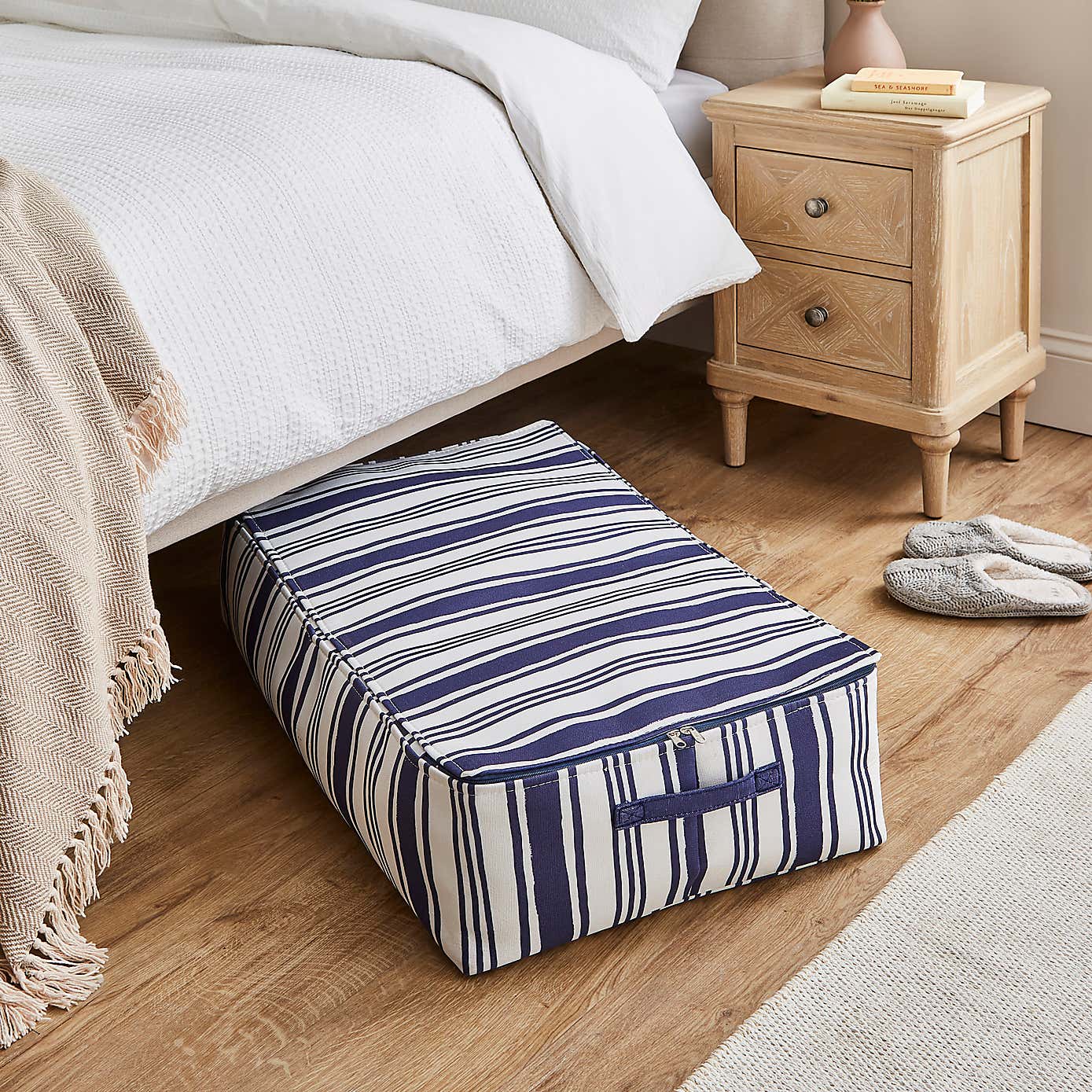Coastal Stripe Underbed Bag