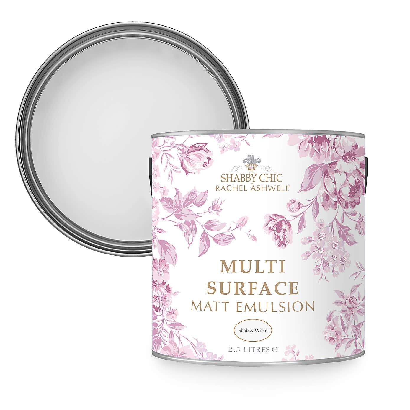 Rachel Ashwell Shabby Chic White Matt Emulsion Multi Surface Paint