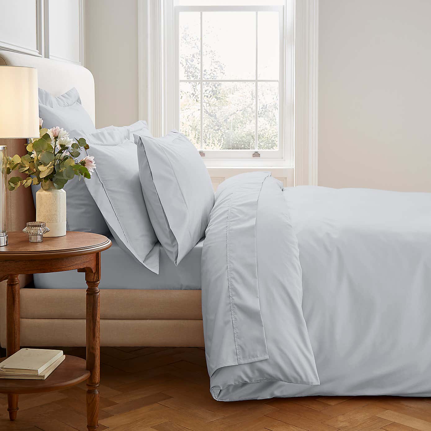 Dorma 400 Thread Count Cotton Percale Flat Sheet