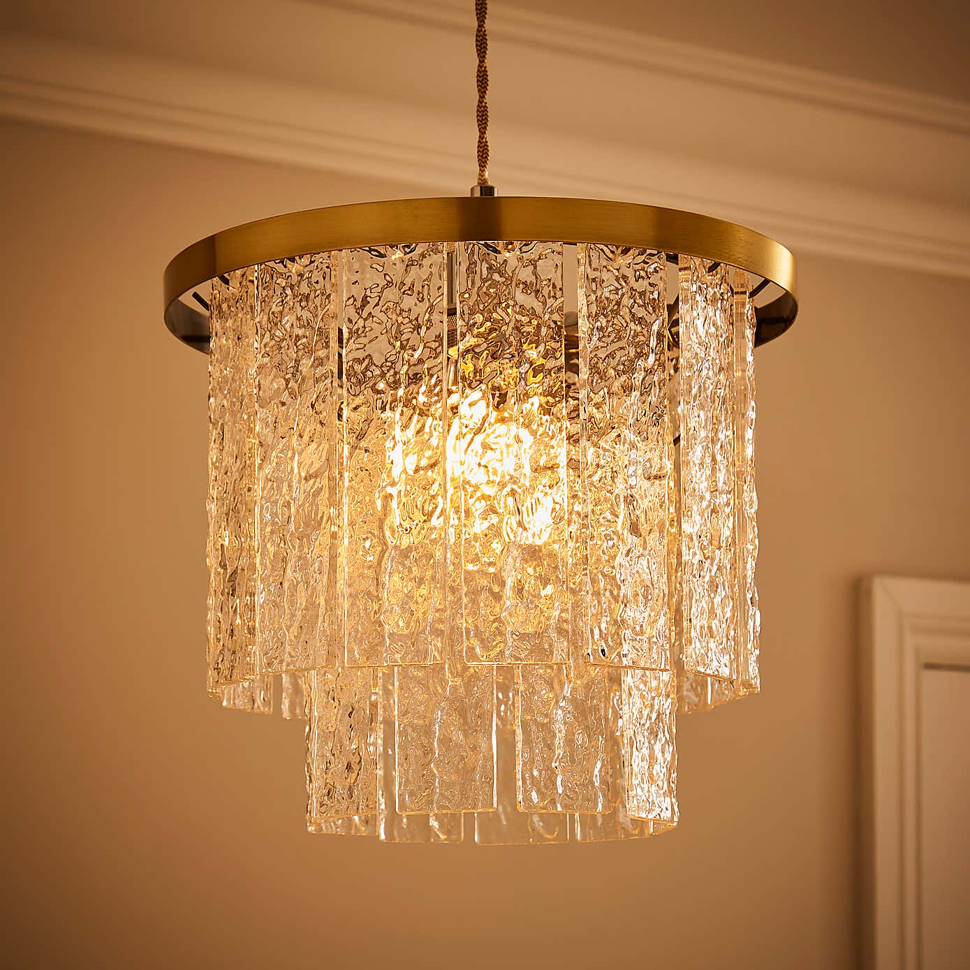 Gianna Acrylic 2 Tier Easy Fit Pendant Shade