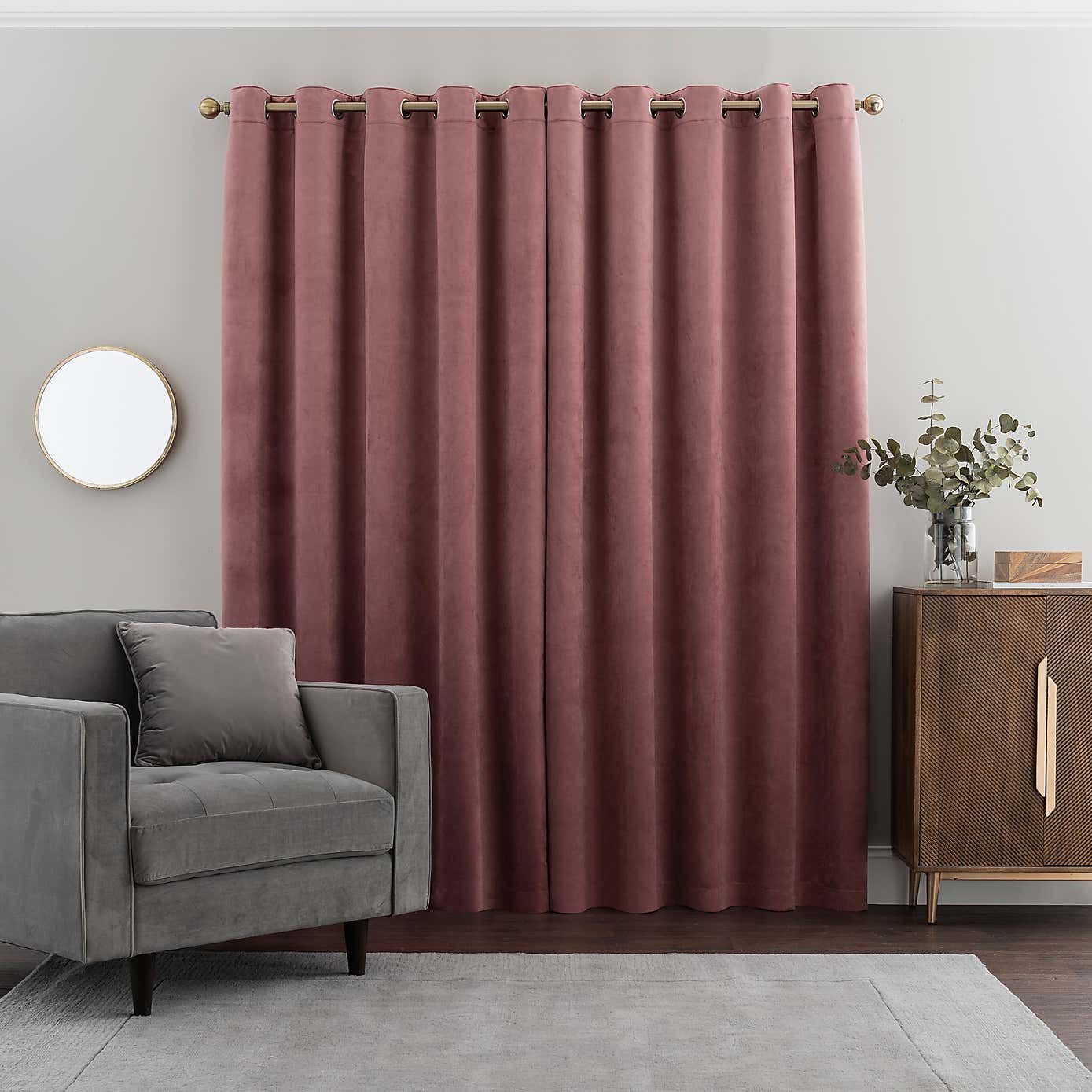 Isla Ultra Blackout Eyelet Curtains