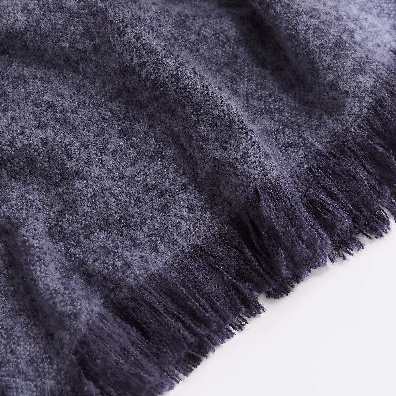 Ridley Marl Faux Mohair Throw 235cm x 235cm