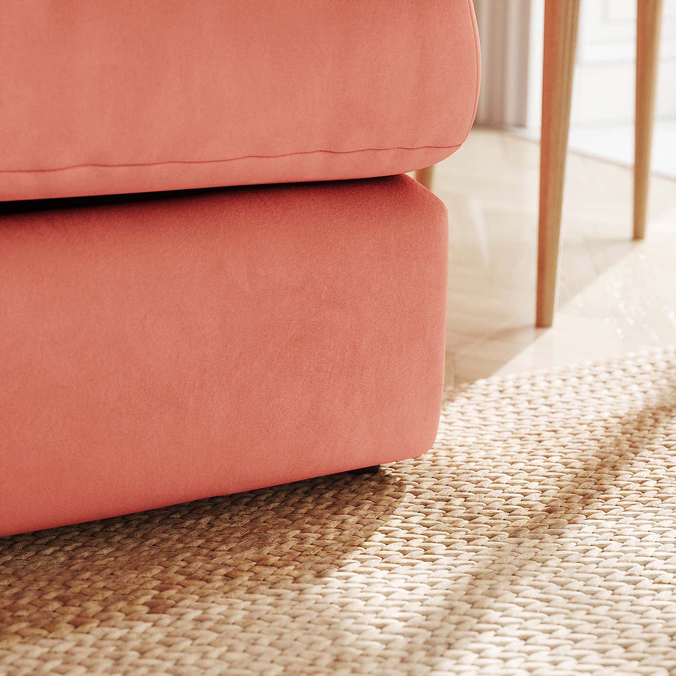 Martha Matte Plush Velvet 2 Seater Double Sofa Bed